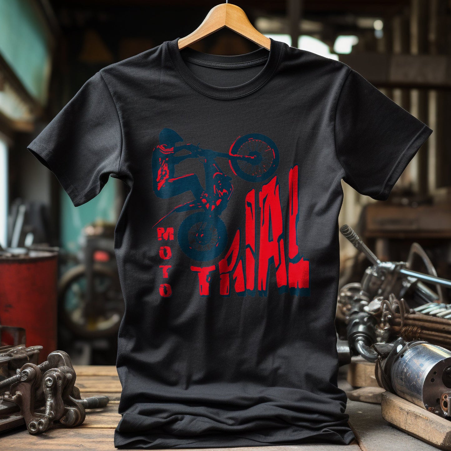 Mens Moto Trial T-shirt - Rev Up