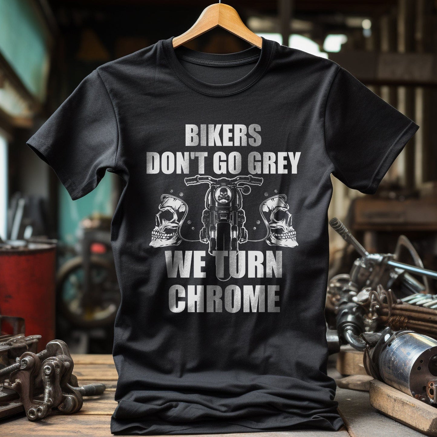 Bikers Dont Go Grey T-Shirt