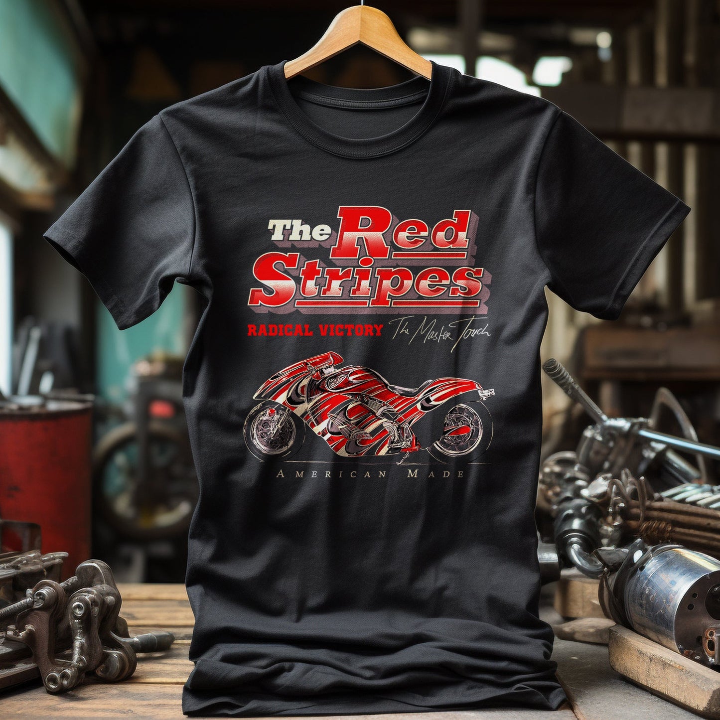 The Red Stripes T-Shirt - Rev Up