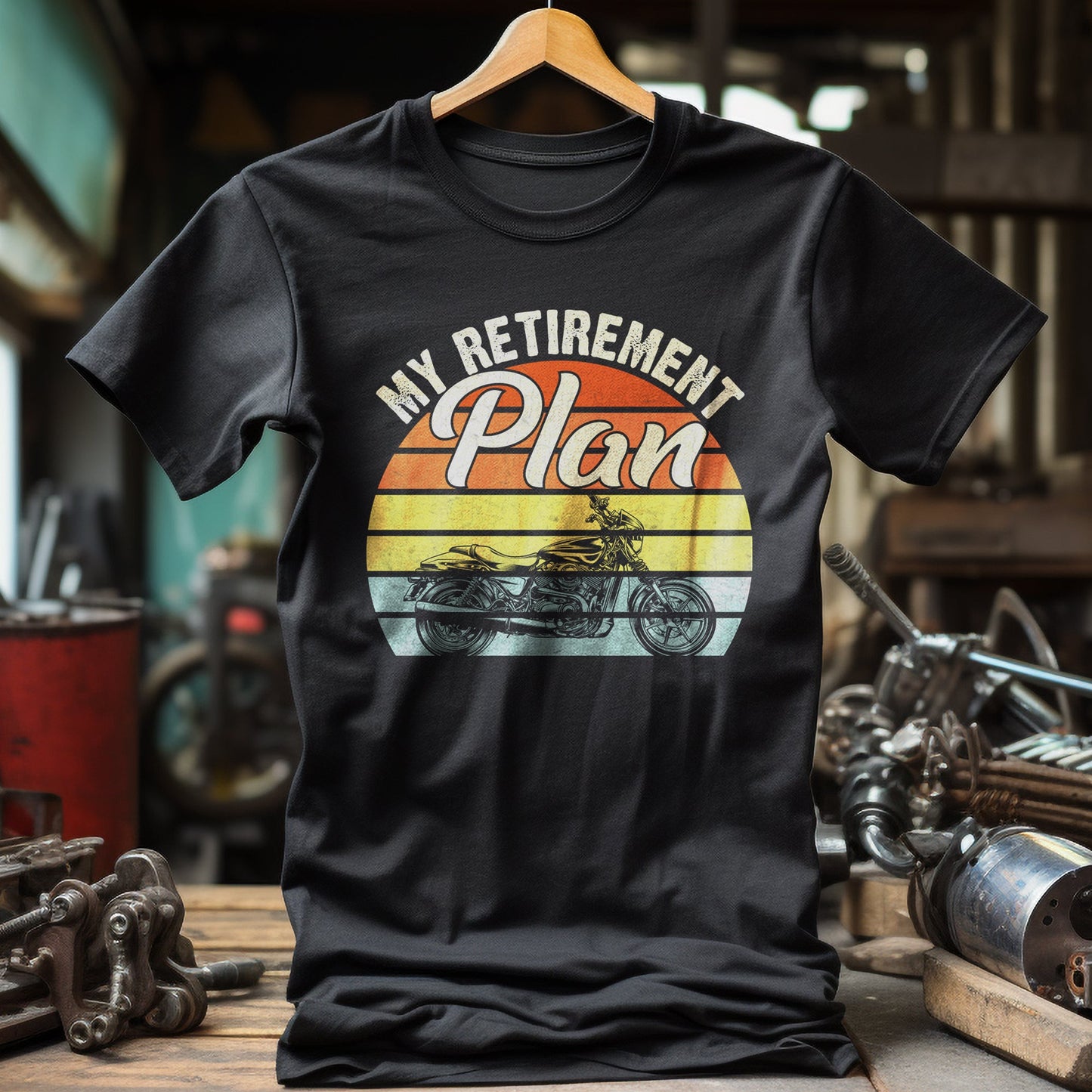 My Retirement Plan with Bike T-shirt