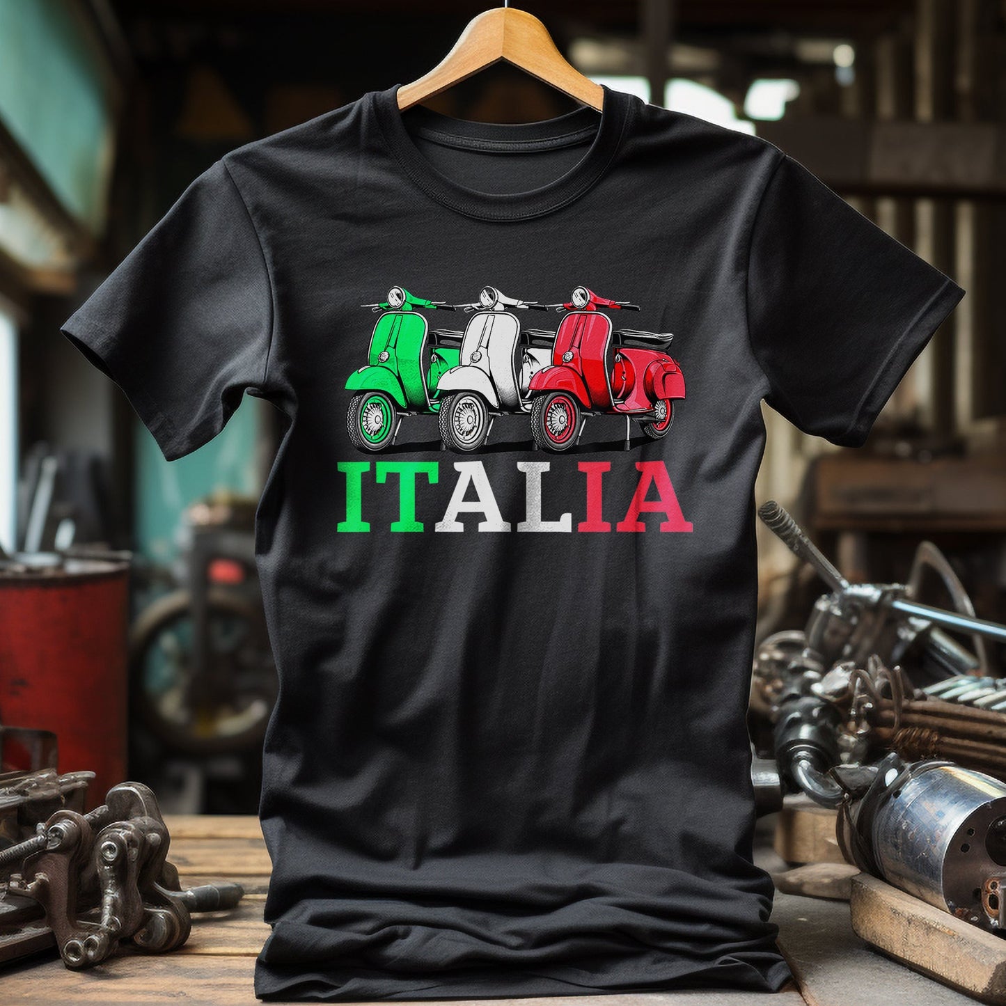 Italia Vintage Scooter T-shirt -