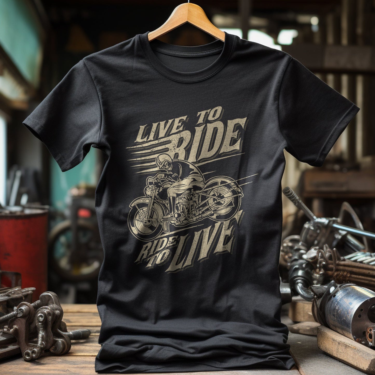 Live to Ride T-Shirt - Rev Your