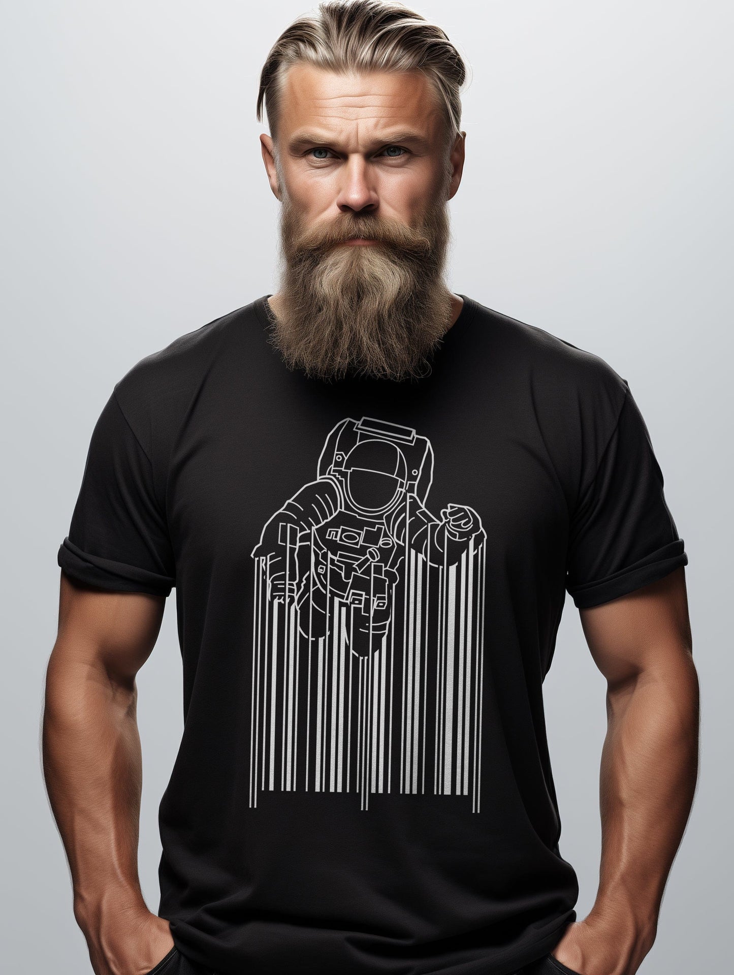 Astronaut Barcode T-shirt