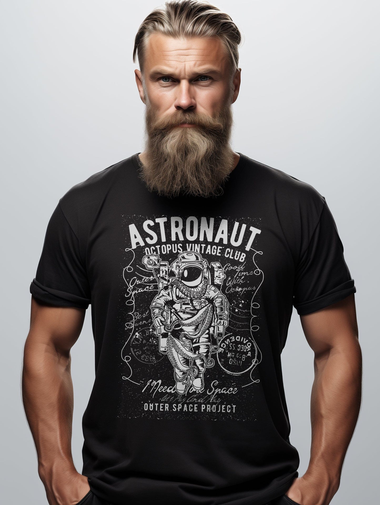 Astronaut Octopus T-shirt