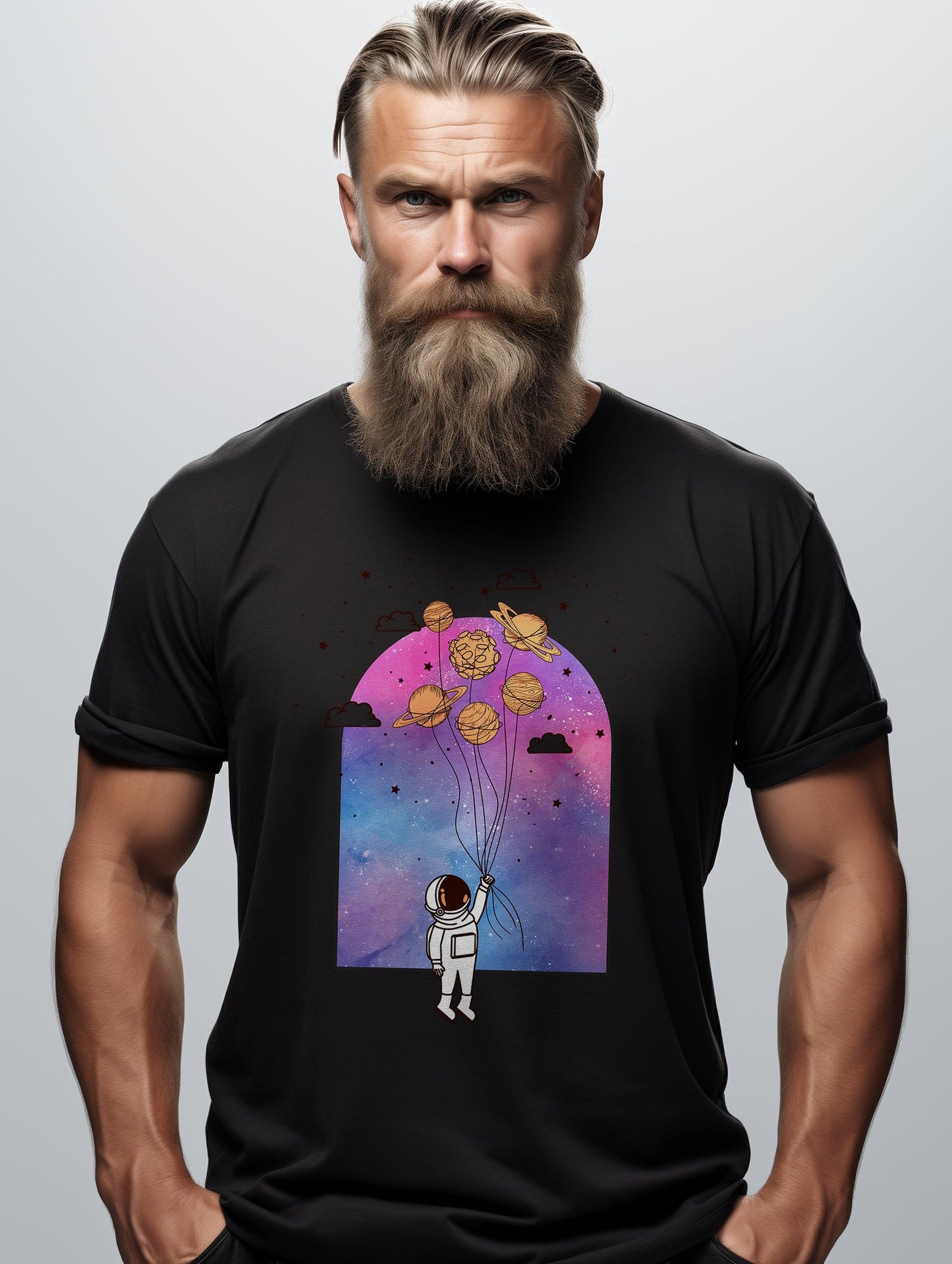 04 ‚Äì Space Balloon Adventure T-shirt