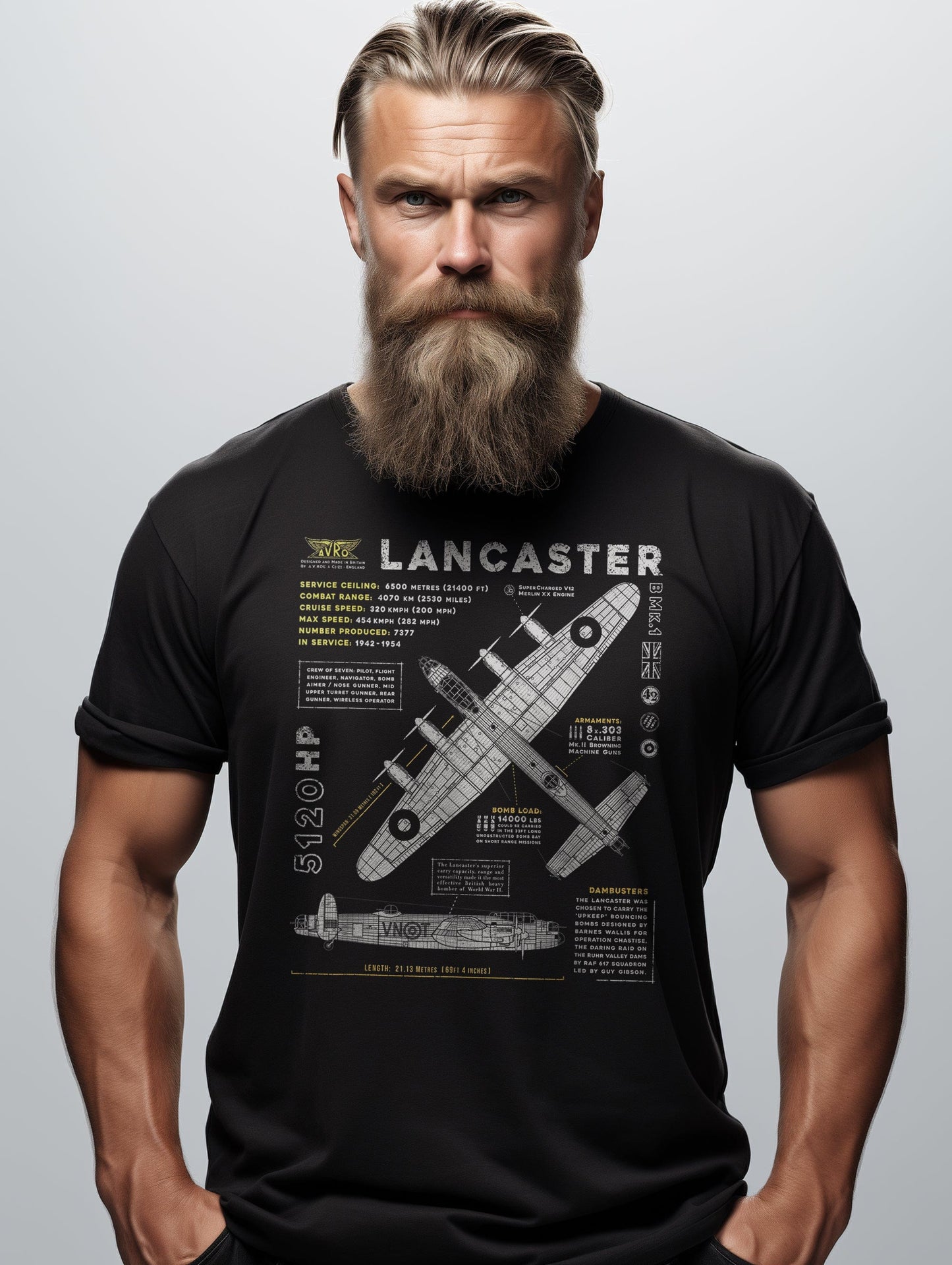 Lancaster Bomber T-Shirt