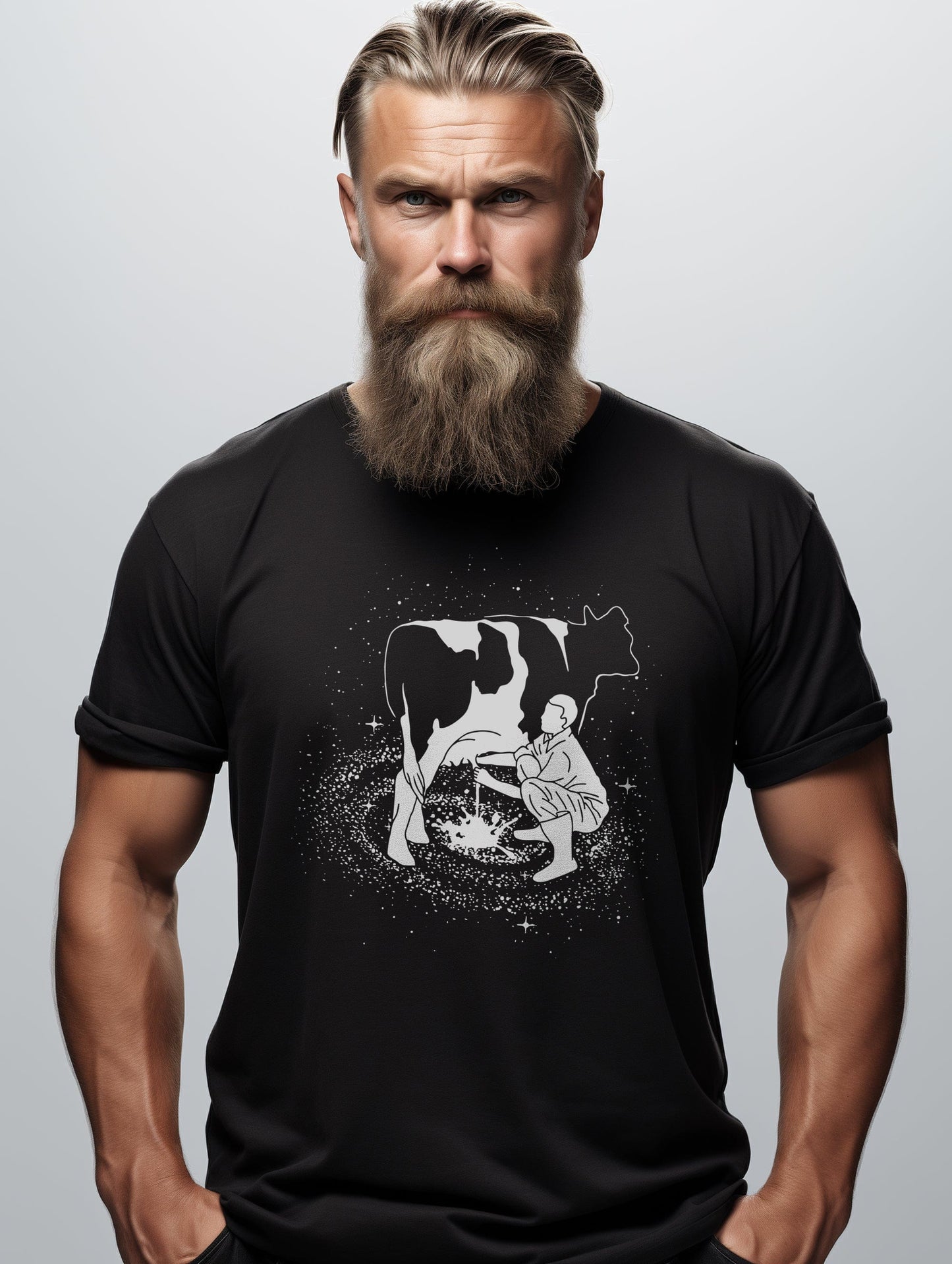 Milkyway Cow T-Shirt ‚Äì Cosmic Moos &