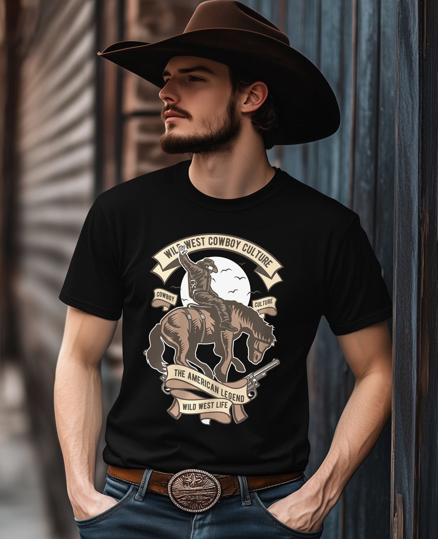 Wild West Cowboy Culture T-shirt -