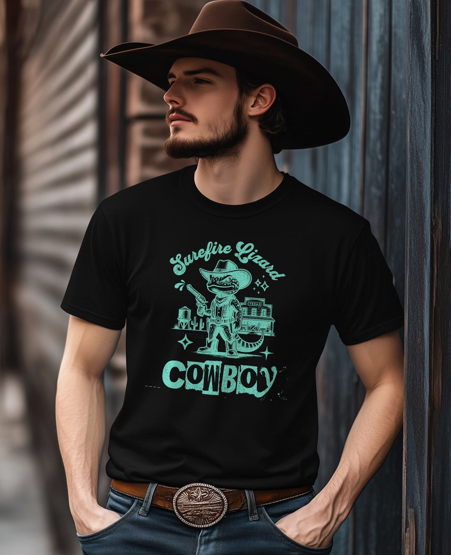 Cowboy Surefire Lizard T-shirt -