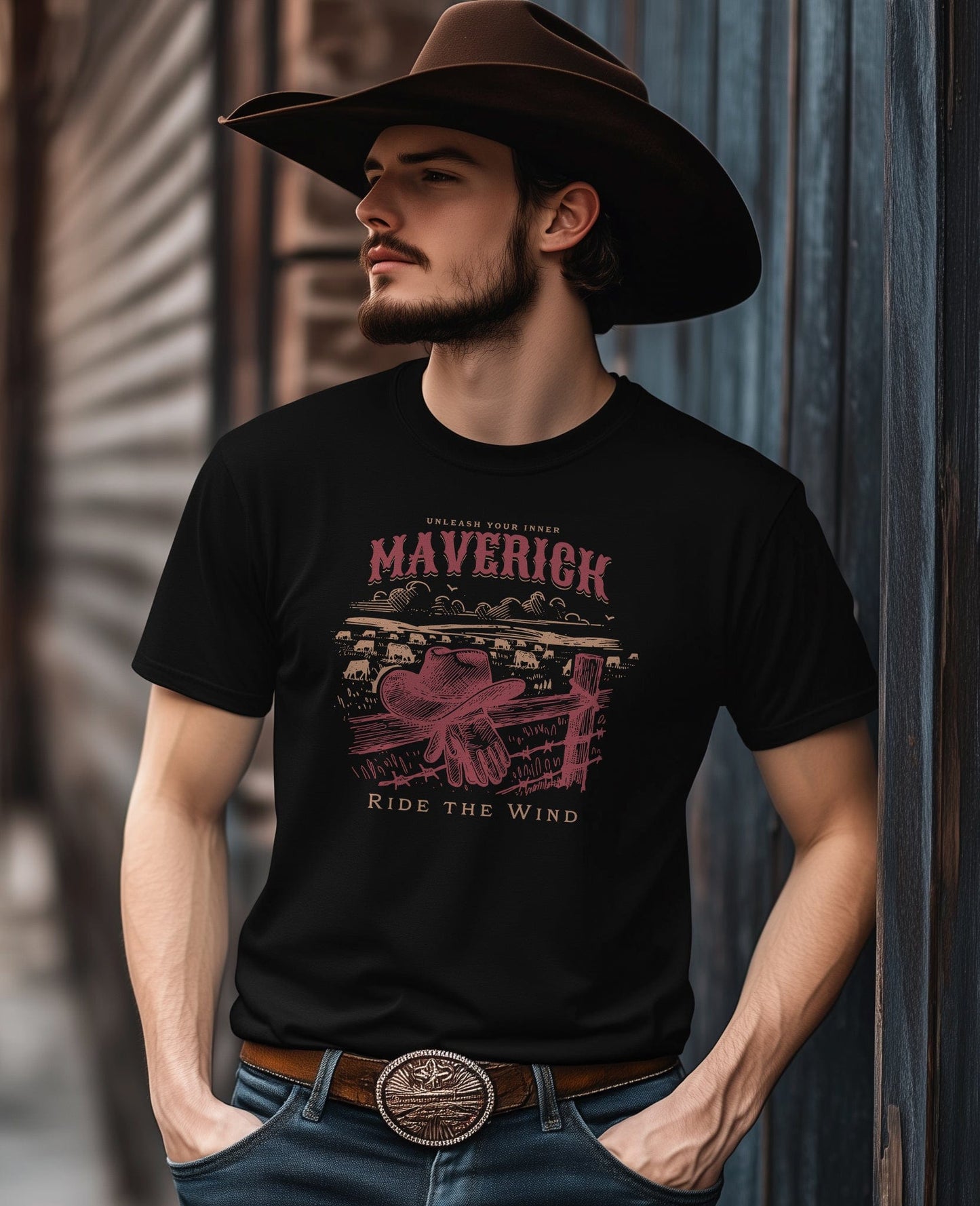 Maverick Cowboy T-Shirt - Saddle Up