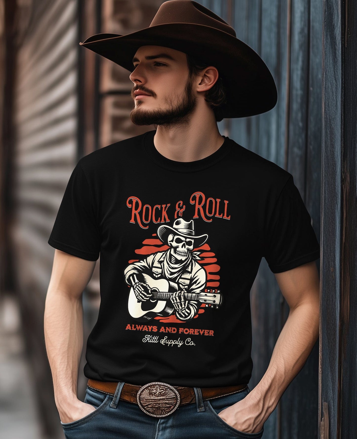 Rock Roll Cowboy T-Shirt -