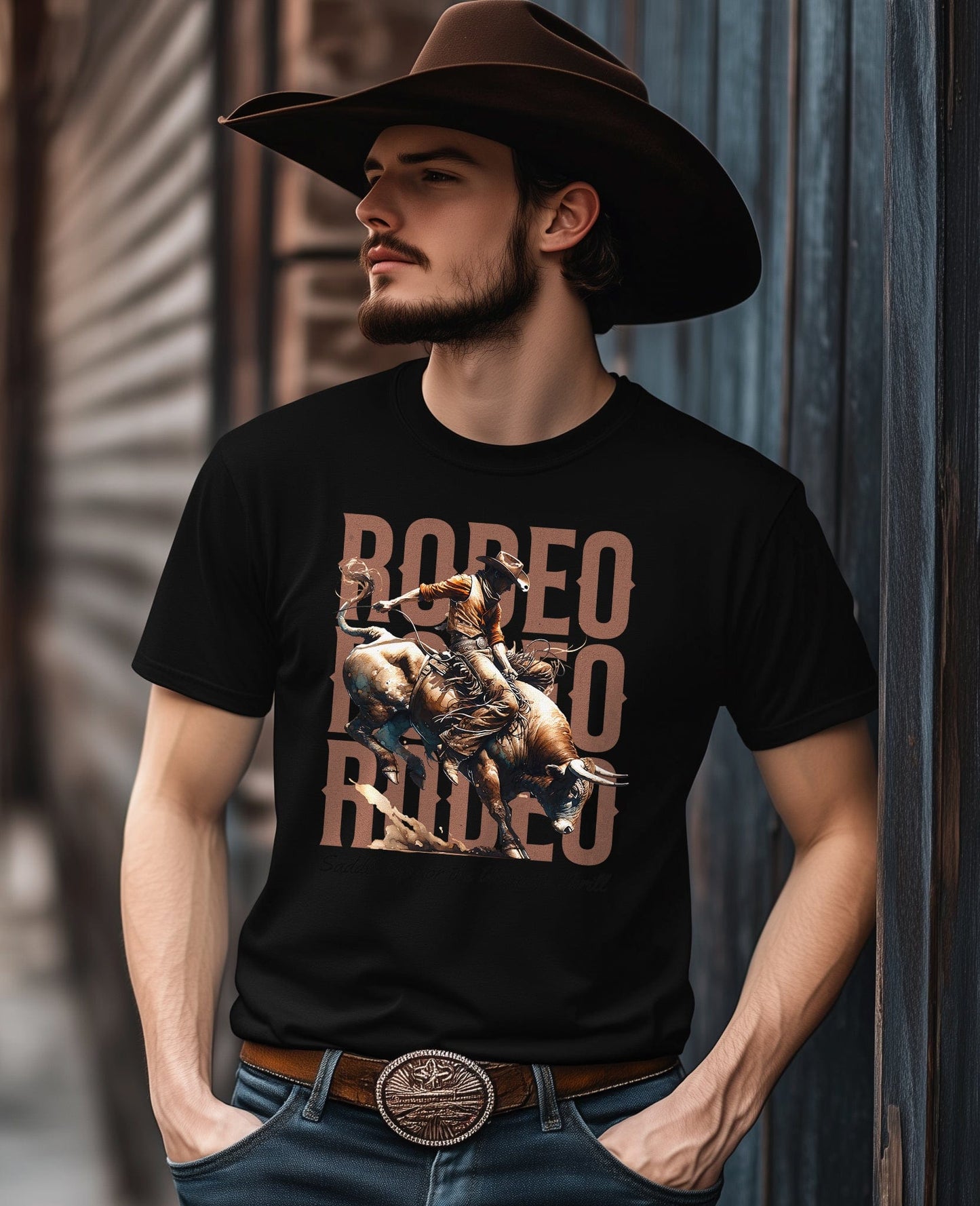 American Rodeo T-Shirt - Saddle Up for