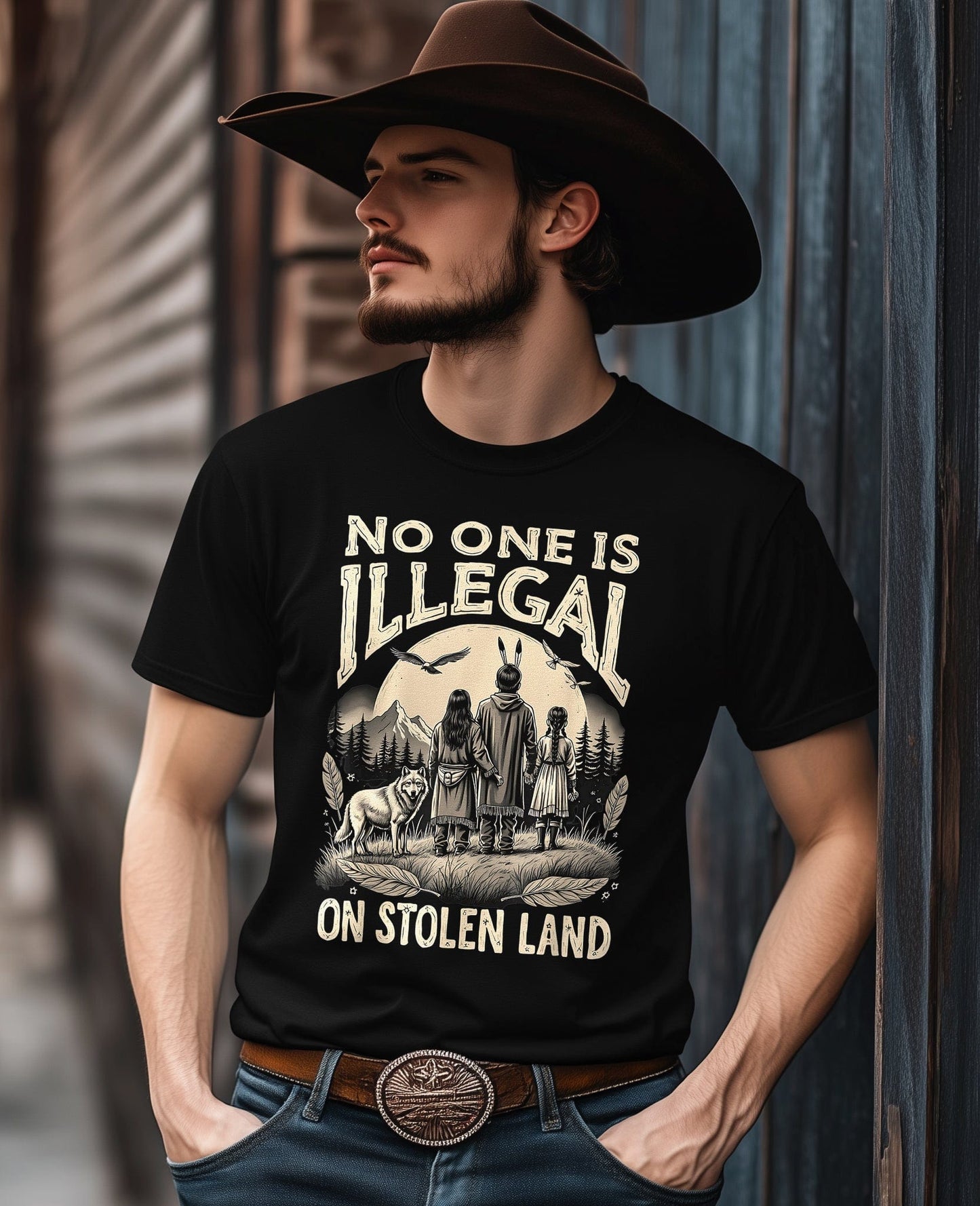 No One Is Illegal T-shirt
