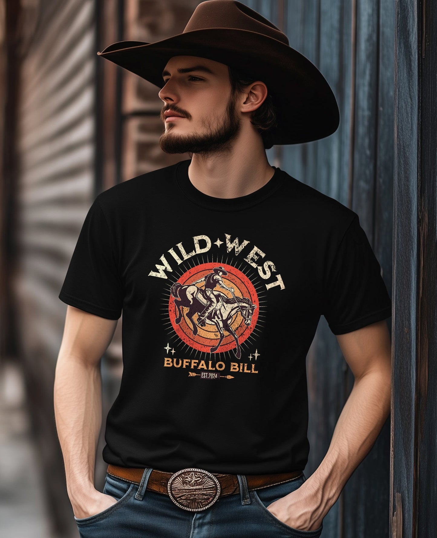 Wild West Buffalo Bill T-Shirt -