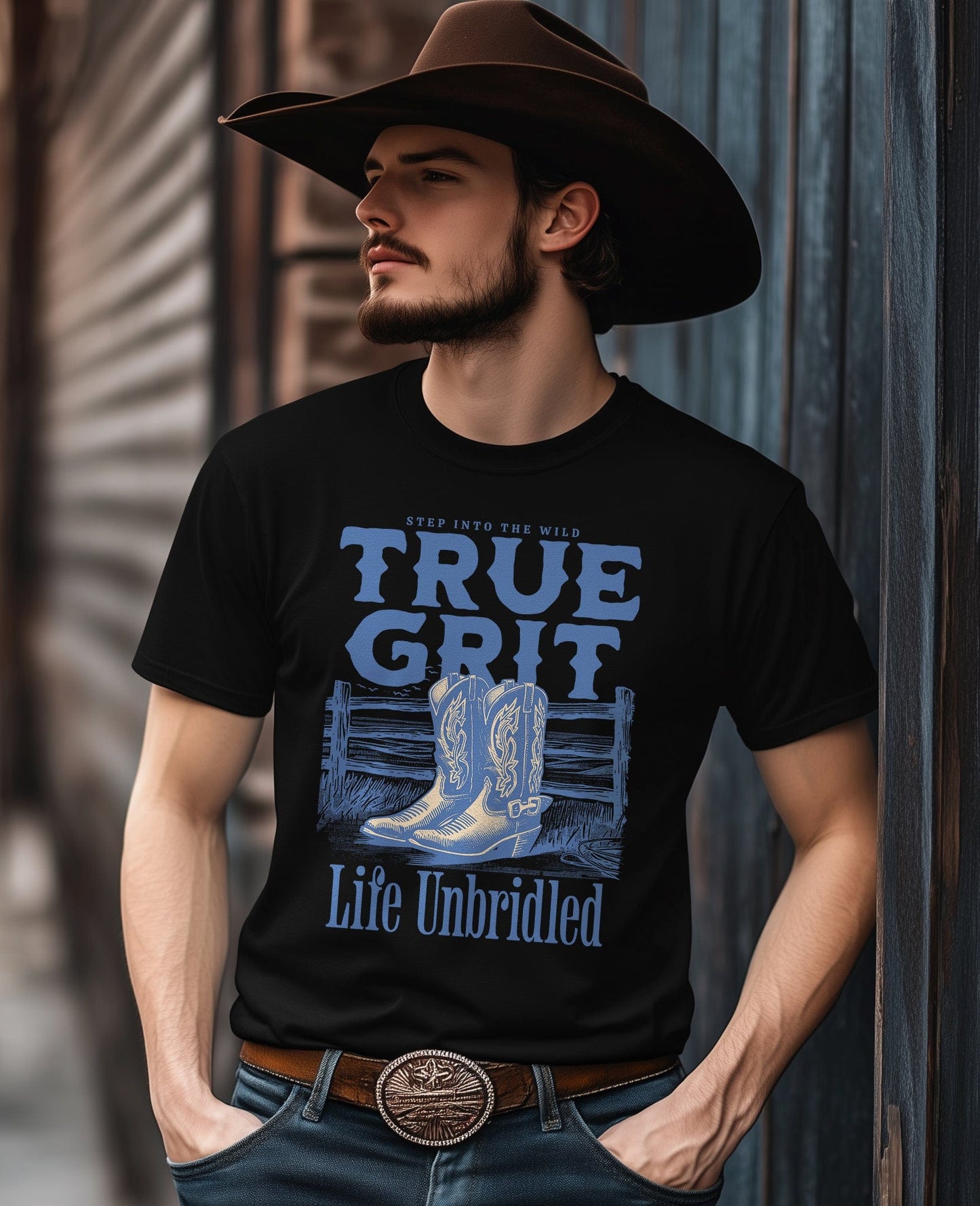 True Grit T-shirt - Wrangle Life with