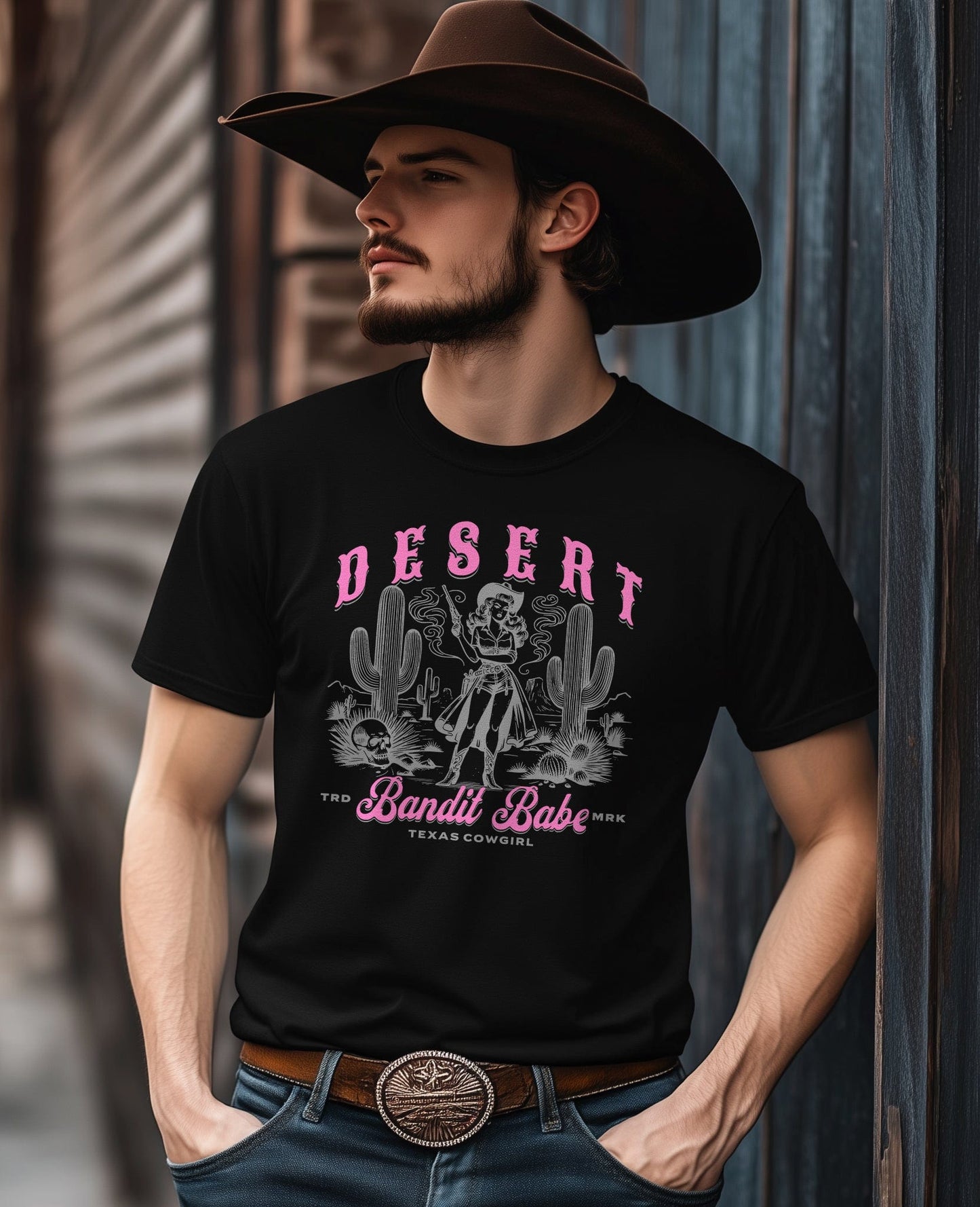Bandit Babe T-shirt - Sneaky Cactus