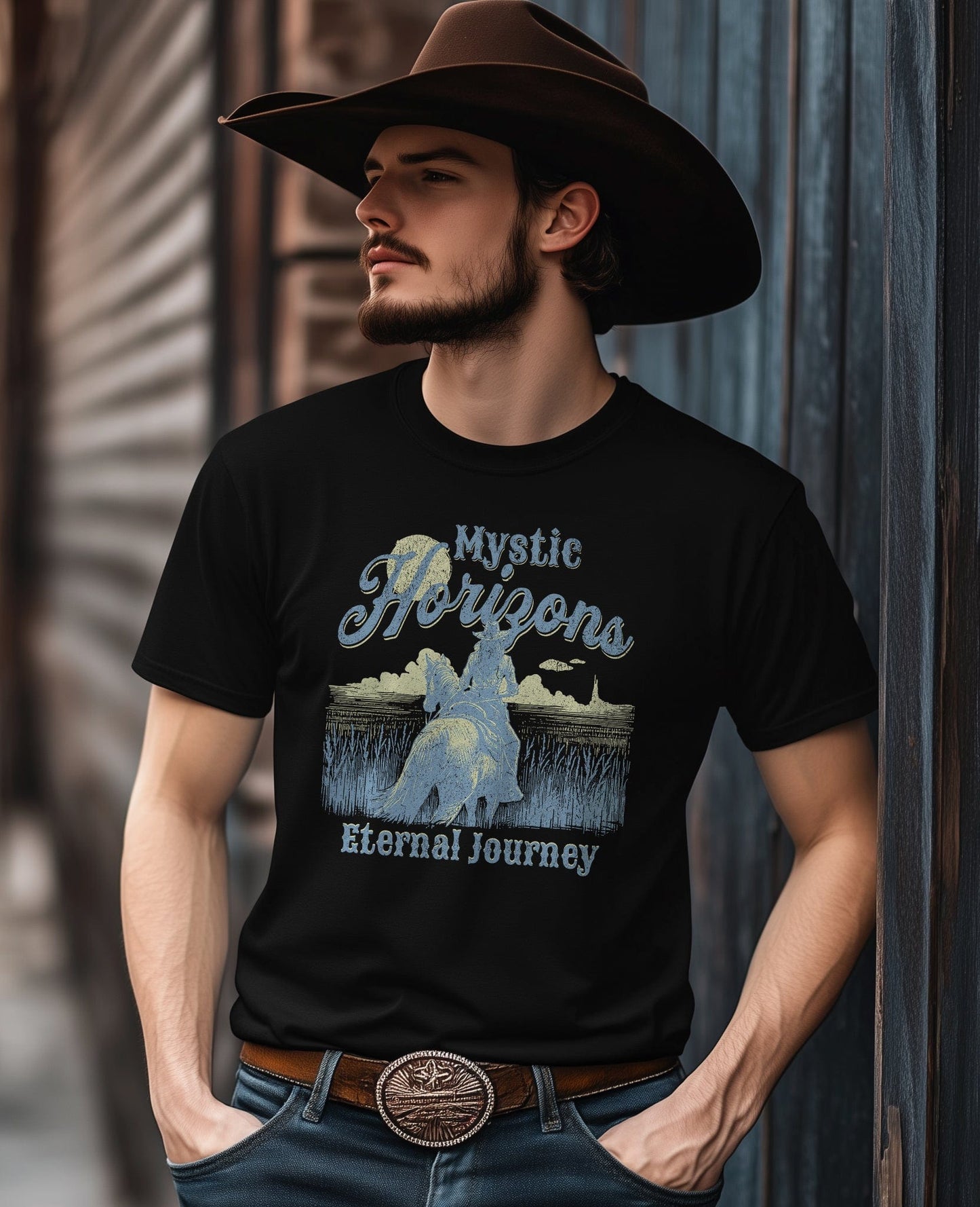 Mystic Horizons Cowboy T-shirt -