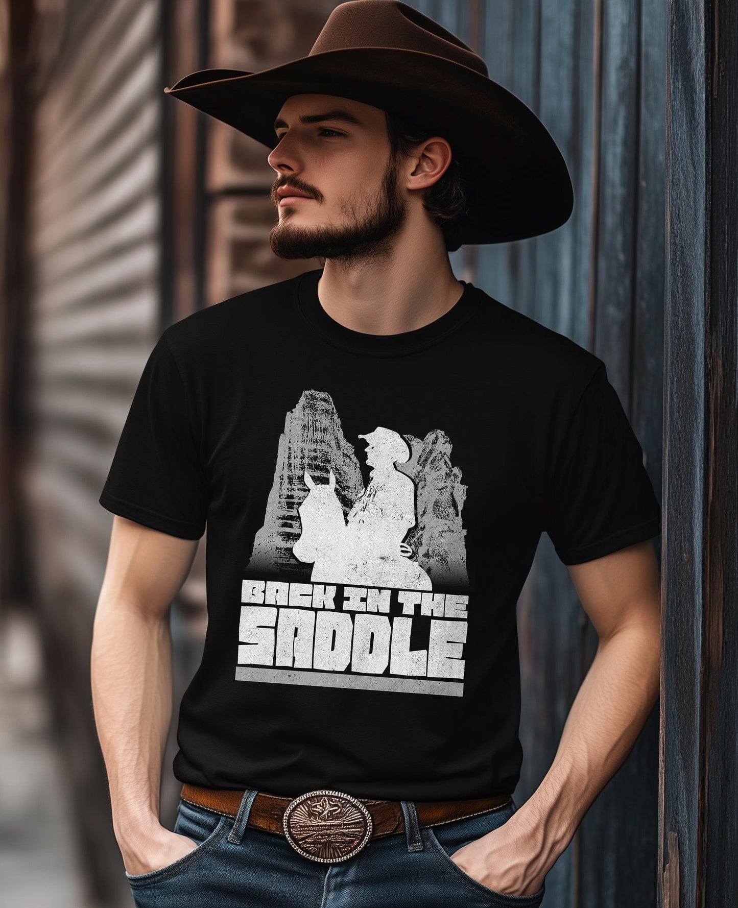 Back in the Saddle Cowboy T-Shirt