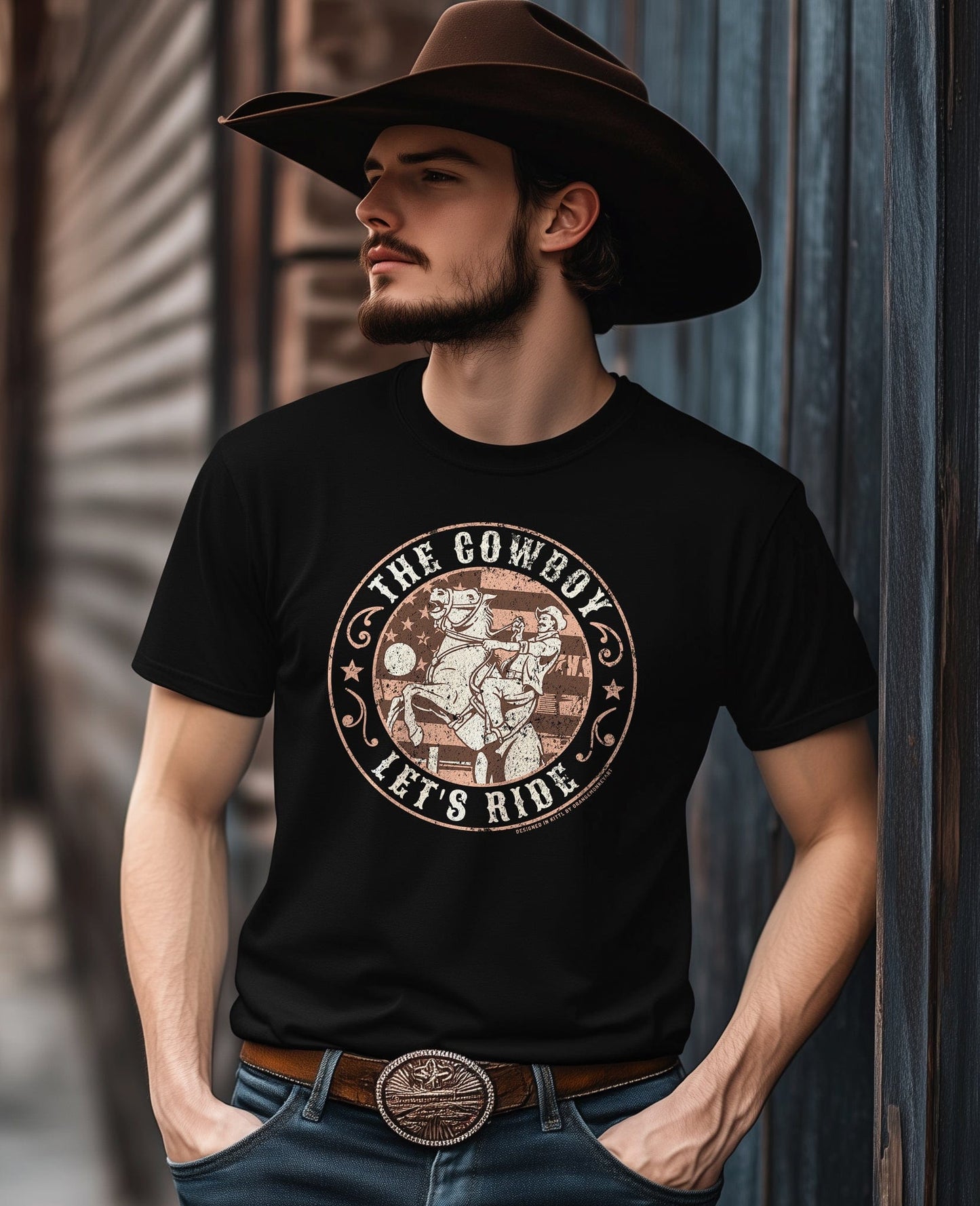 The Cowboy - Let's Ride t-shirt