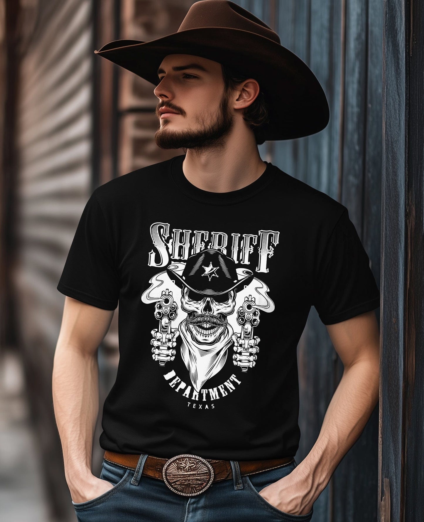 Cowboy Sheriff Department T-Shirt -