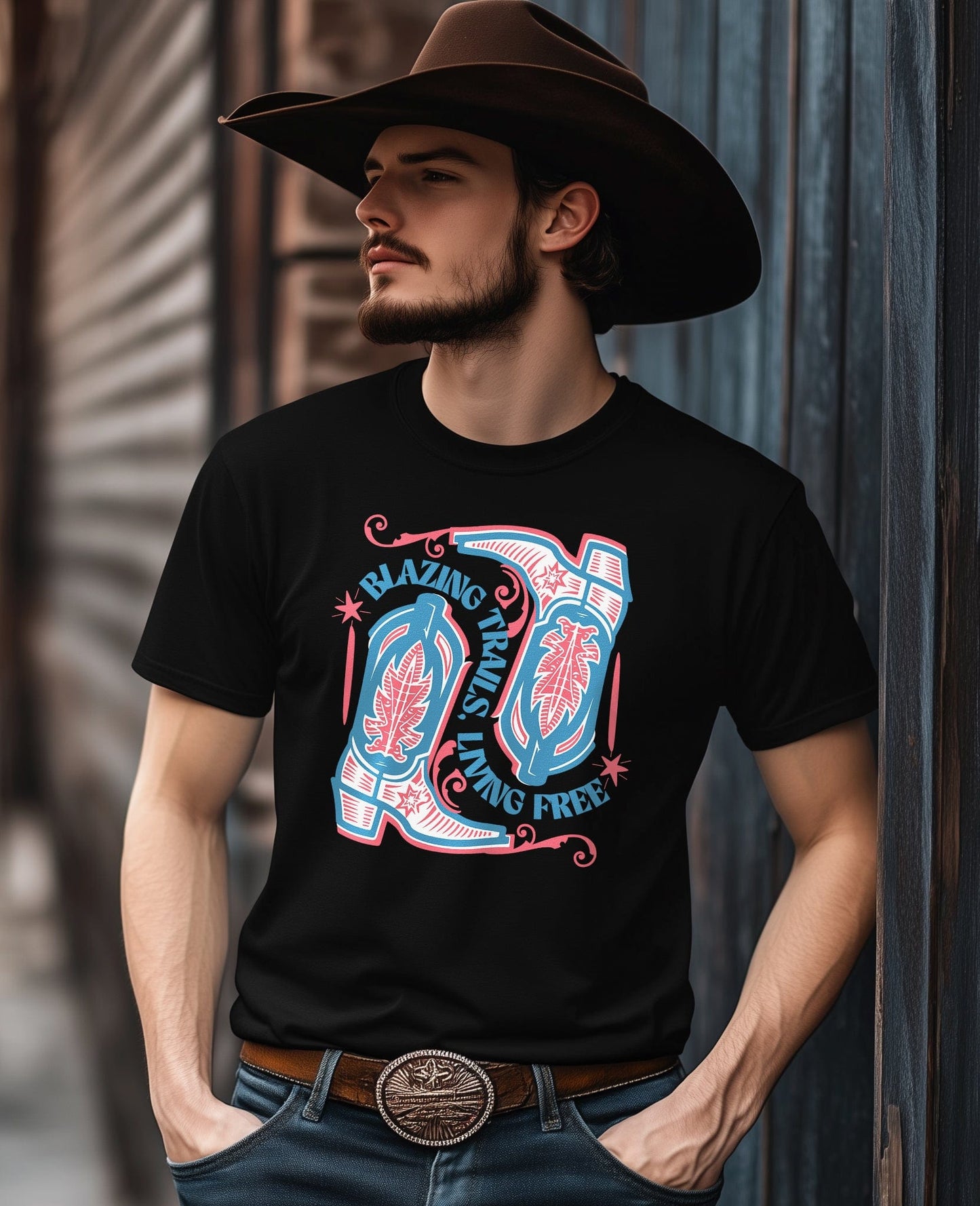 Blazing Trails, Living Free T-shirt