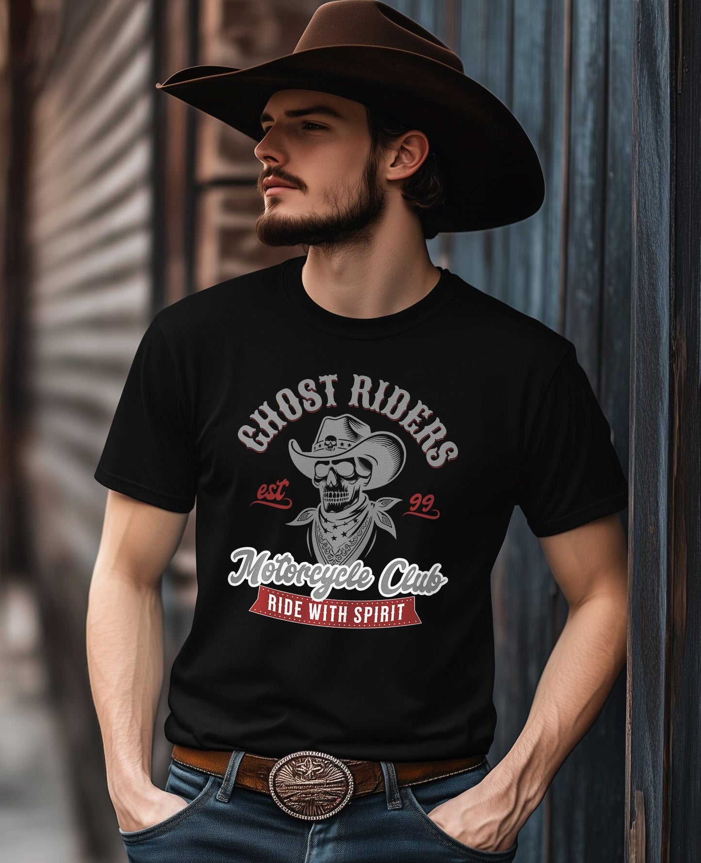 Cowboy Ghost Rider T-Shirt -