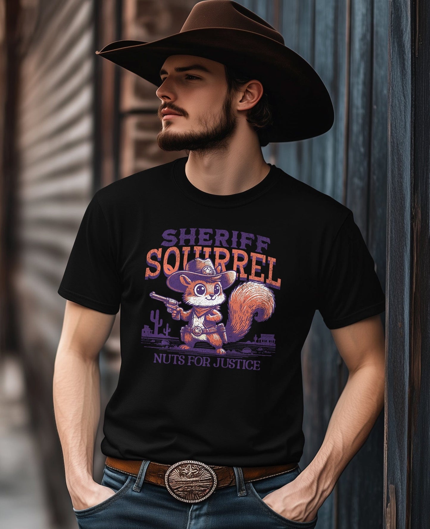 Sheriff Squirrel T-shirt