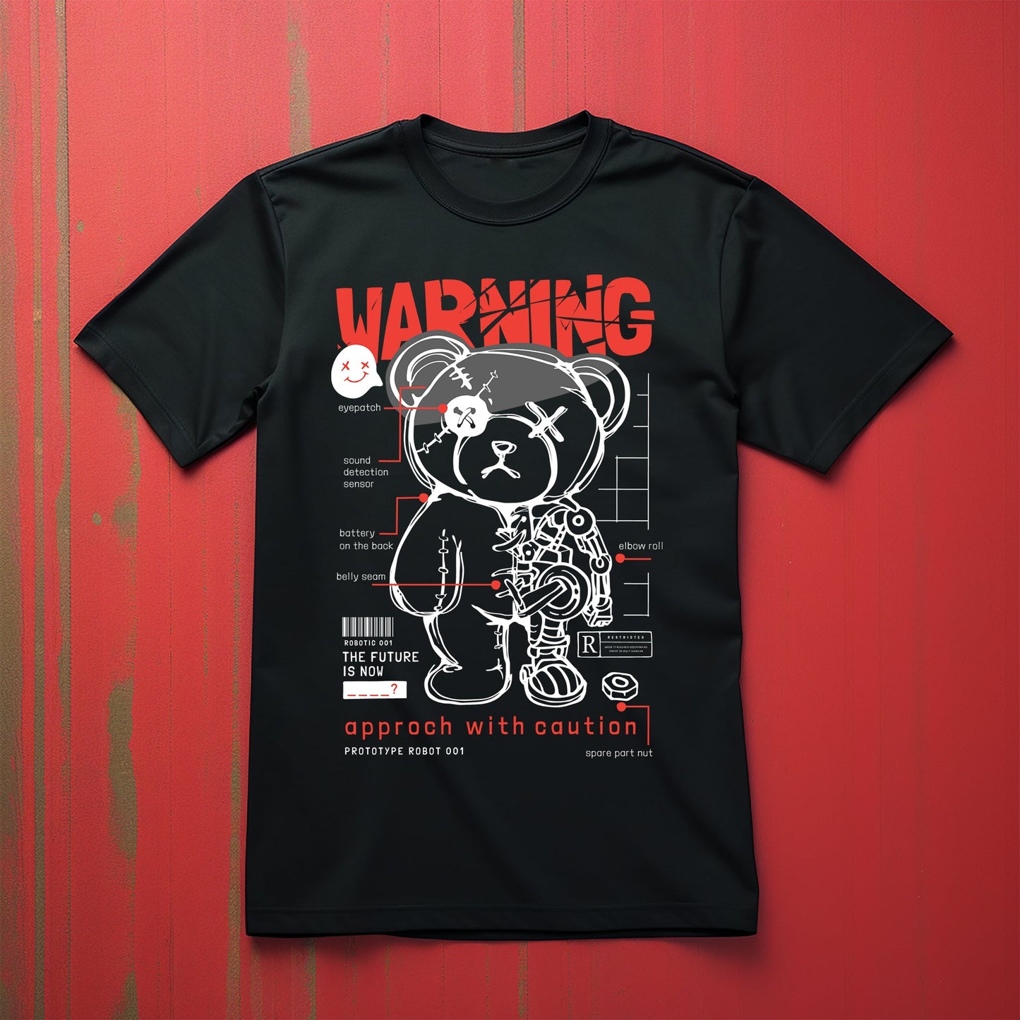 Warning: Dead Teddy TShirt