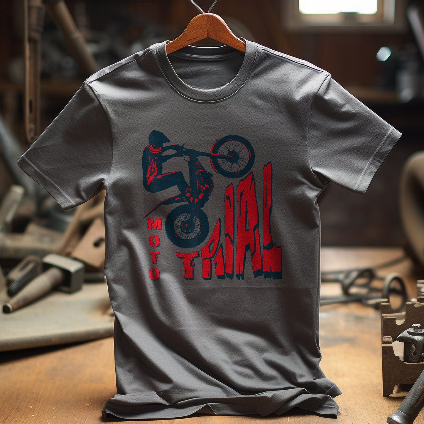 Mens Moto Trial T-shirt - Rev Up