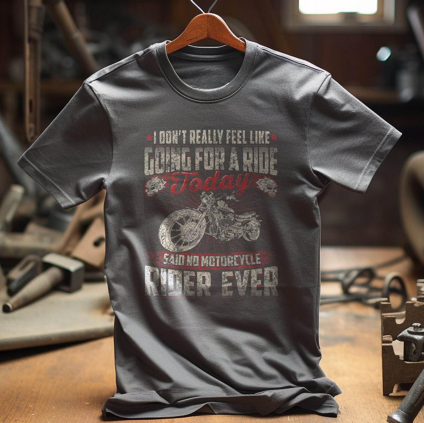Motorcycle Biker T-Shirt ‚Äì "Don't