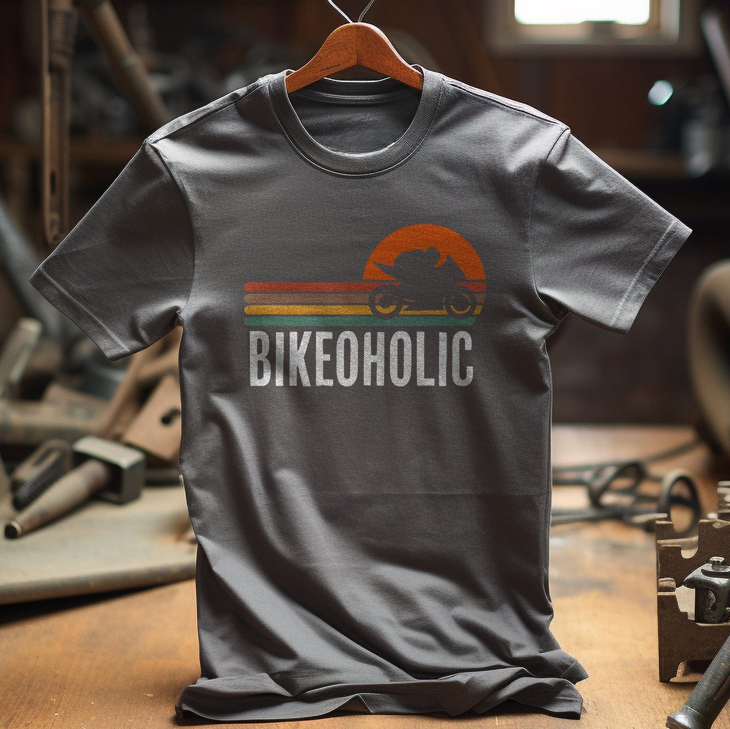 Motorcycle Bikeoholic T-Shirt