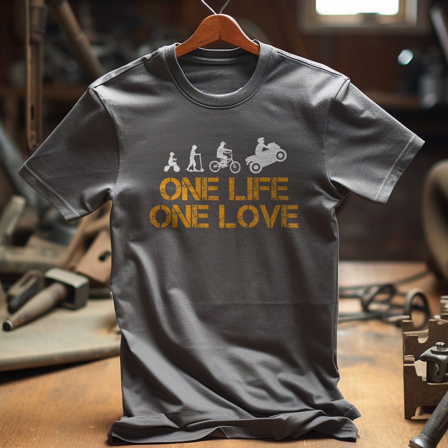 One Life One Love Motorcycle T-Shirt