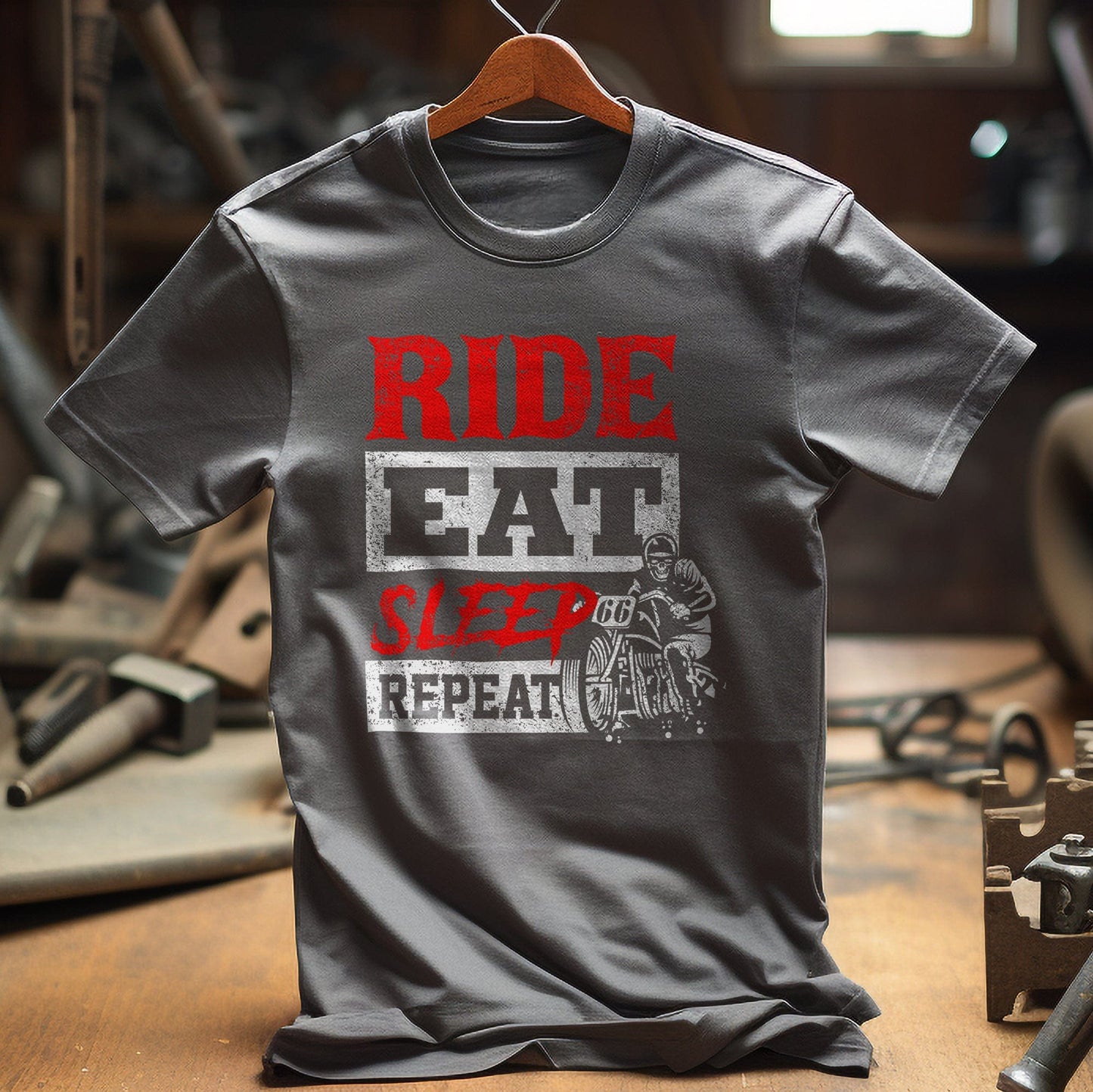 Repeat Ride Eat Sleep T-Shirt