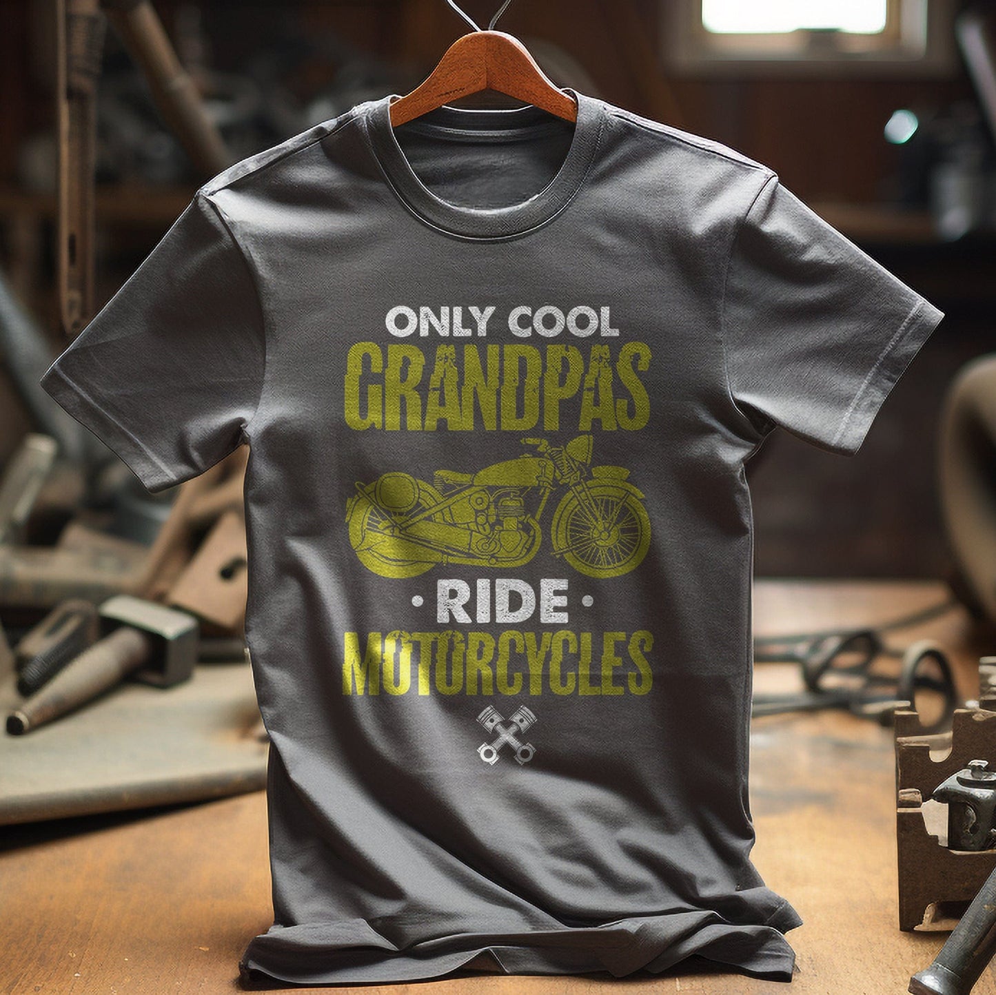 Cool Grandpas Ride Motorcycles T-Shirt