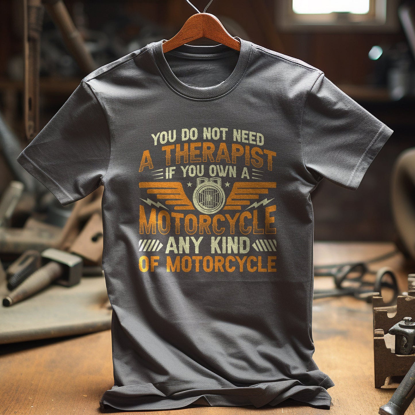 Therapist Wings T-Shirt - No Couch