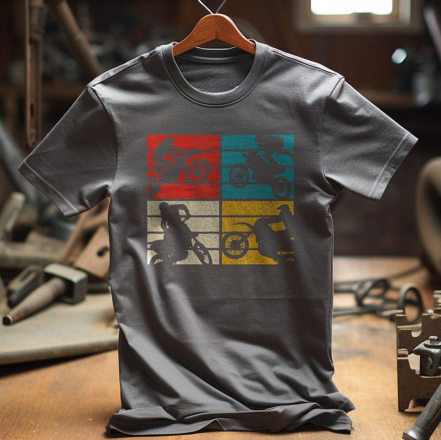 Vintage Dirt Bike Motocross T-Shirt