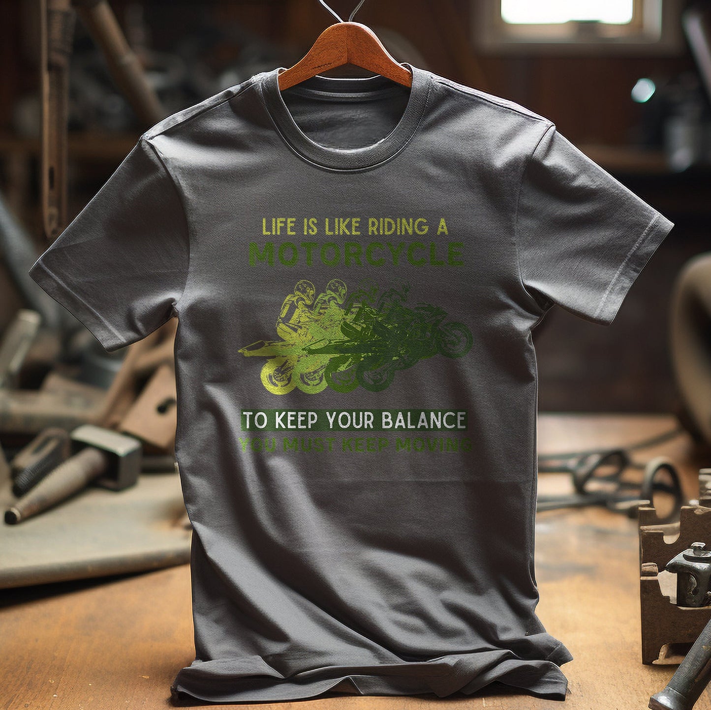 Life is Like a Motorcycle T-Shirt -
