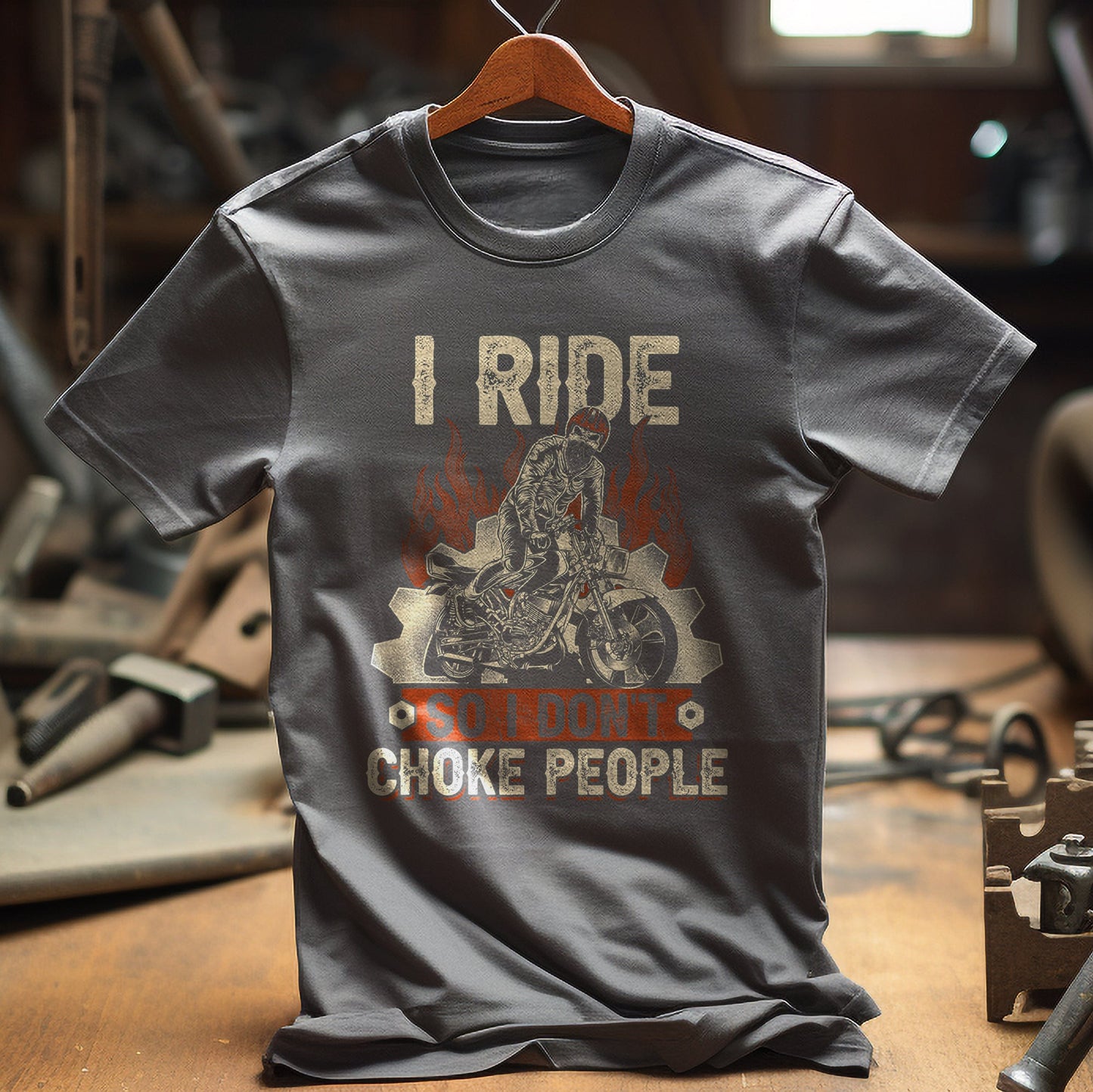 I Ride So I Dont Choke People T-Shirt