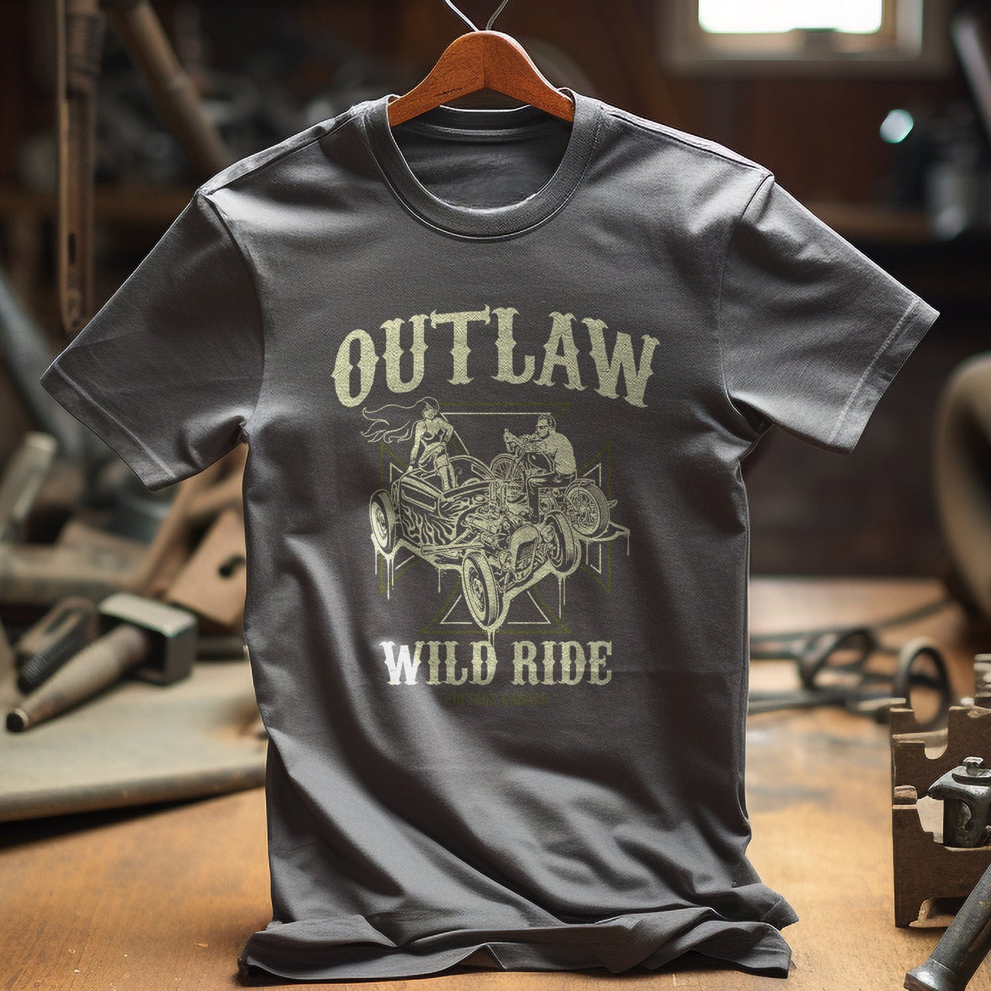 Outlaw Wild Ride T-Shirt - Buckle Up