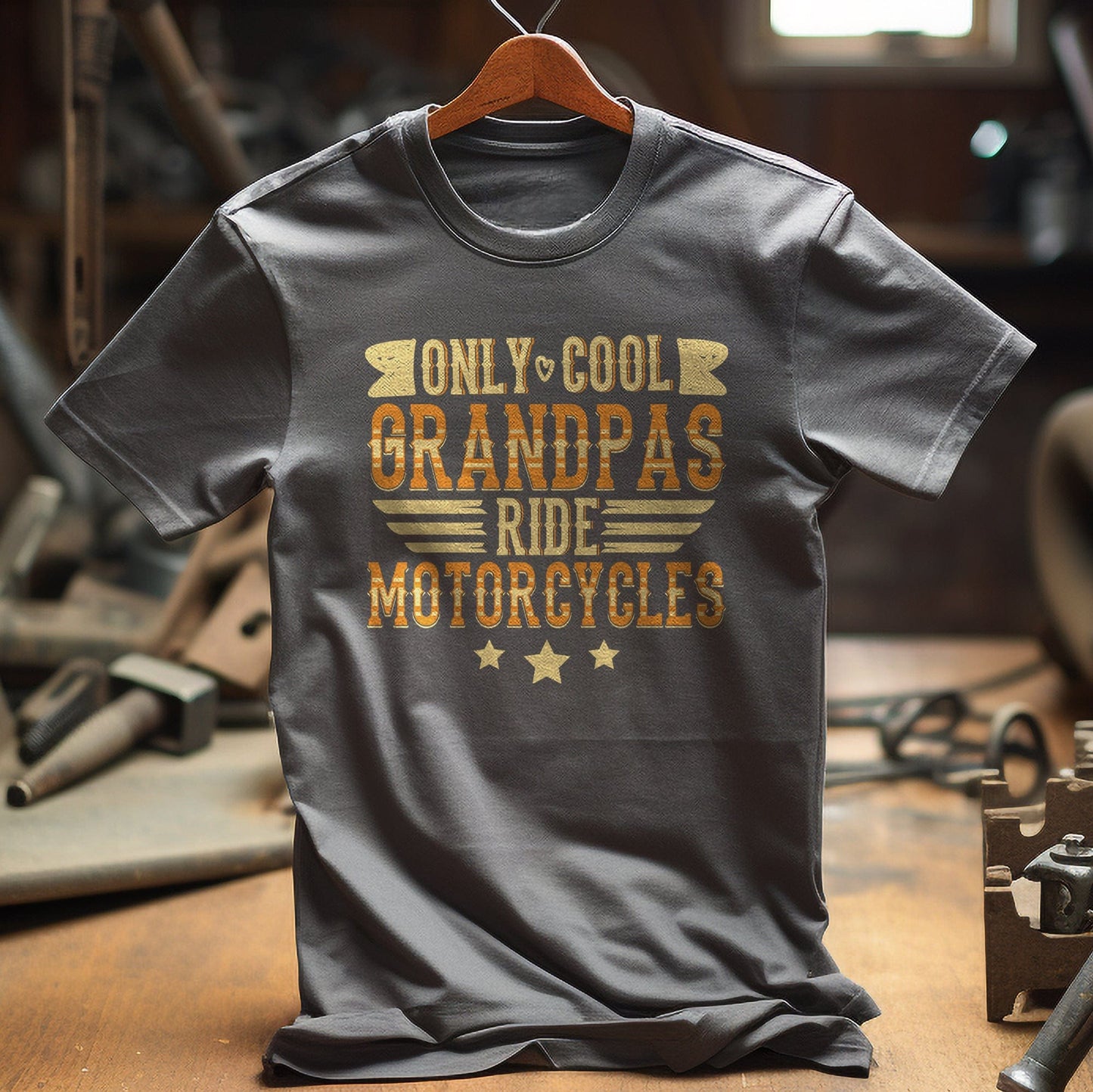 Cool Grandpas Motorcycle T-shirt -