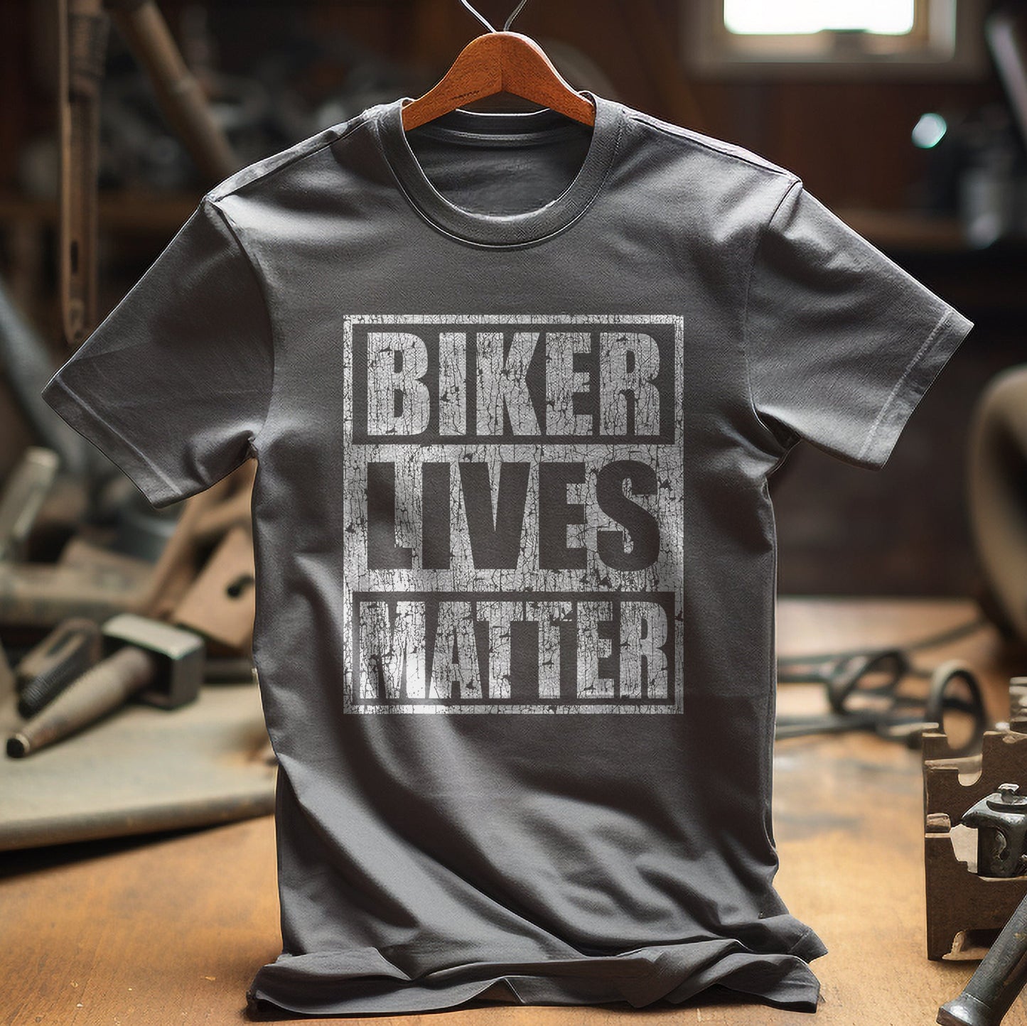 Vintage Biker Lives Matter T-Shirt