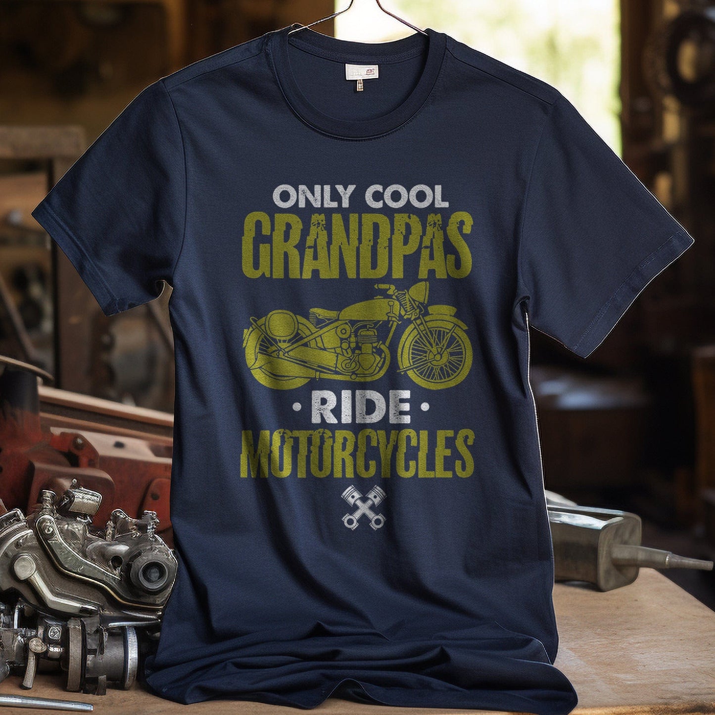 Cool Grandpas Ride Motorcycles T-Shirt