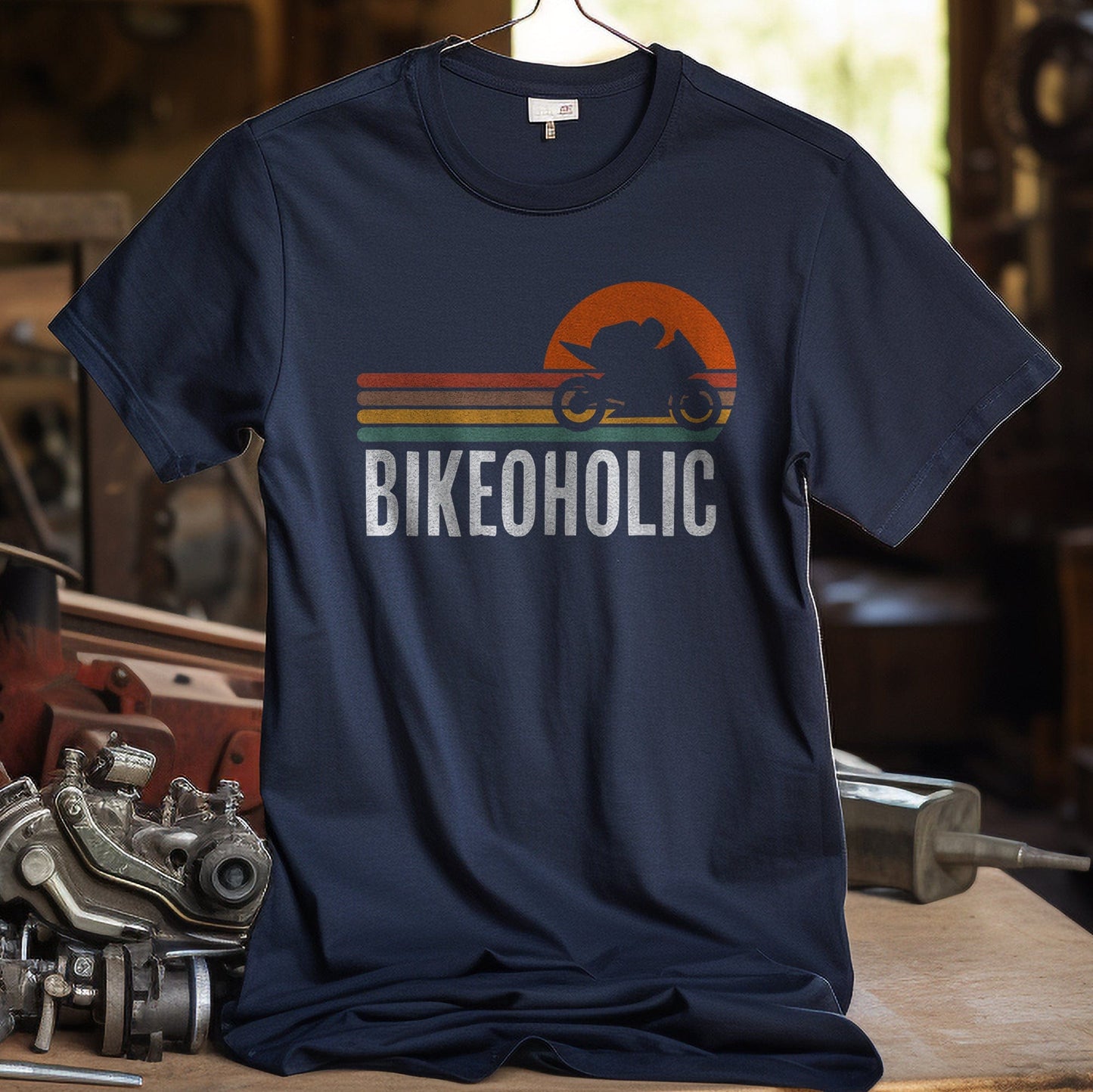 Motorcycle Bikeoholic T-Shirt