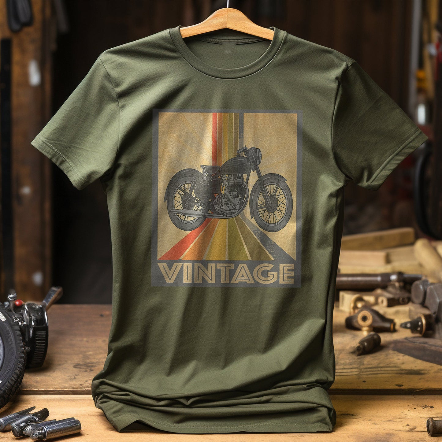 Vintage Motorcycling Shirt - Retro T-Shirt