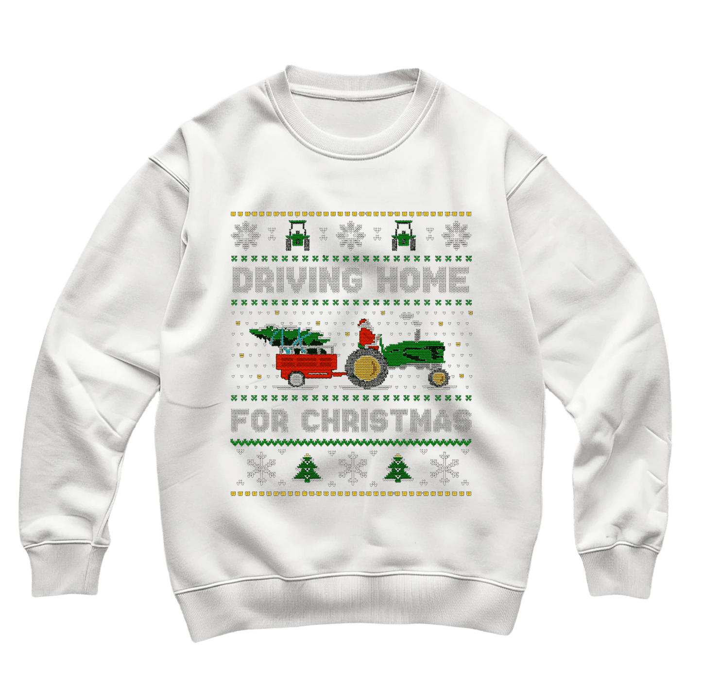 Driving Home for Christmas Tractor Sweatshirt