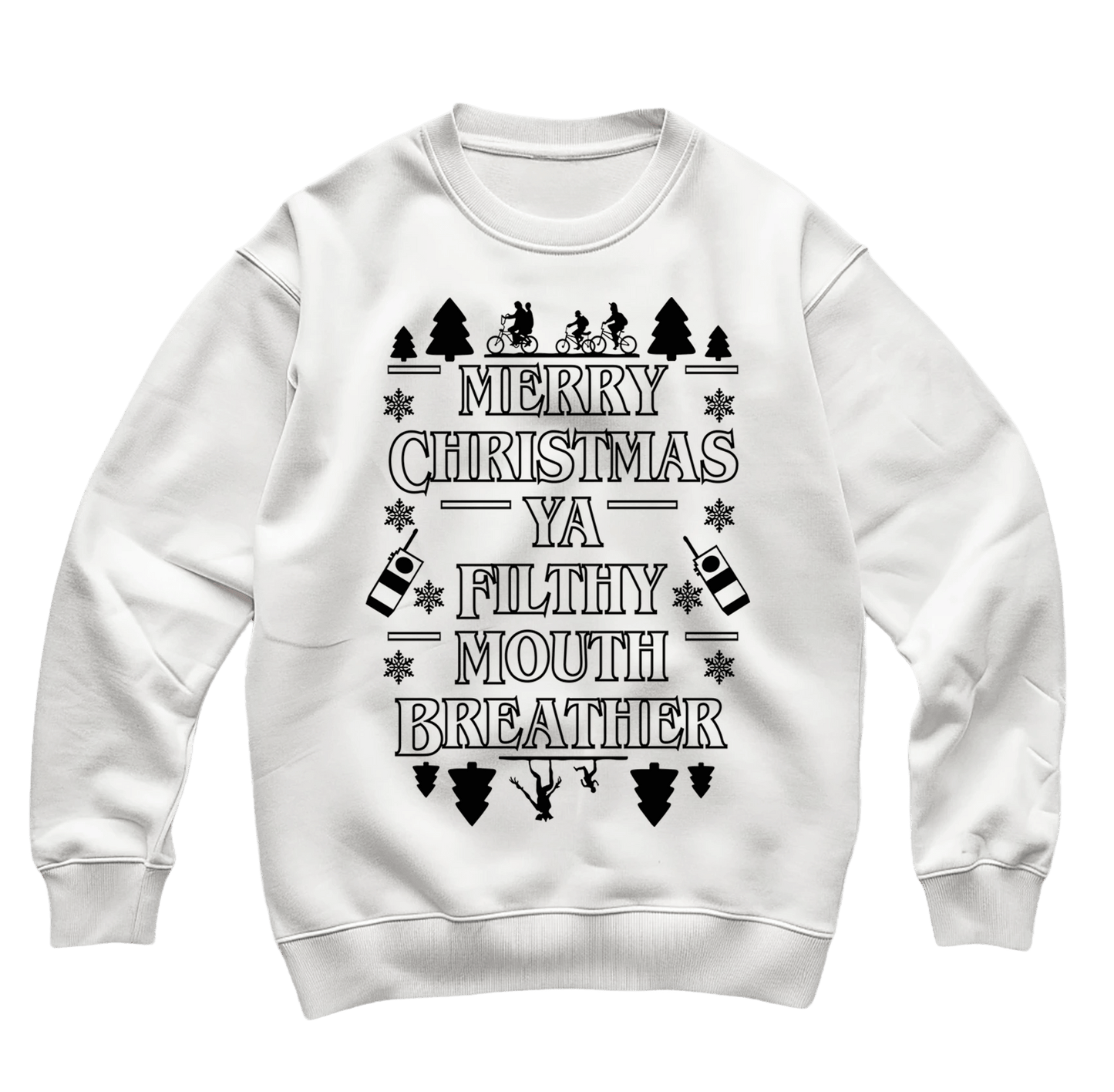 Dirty Mouth Breather Christmas Sweatshirt