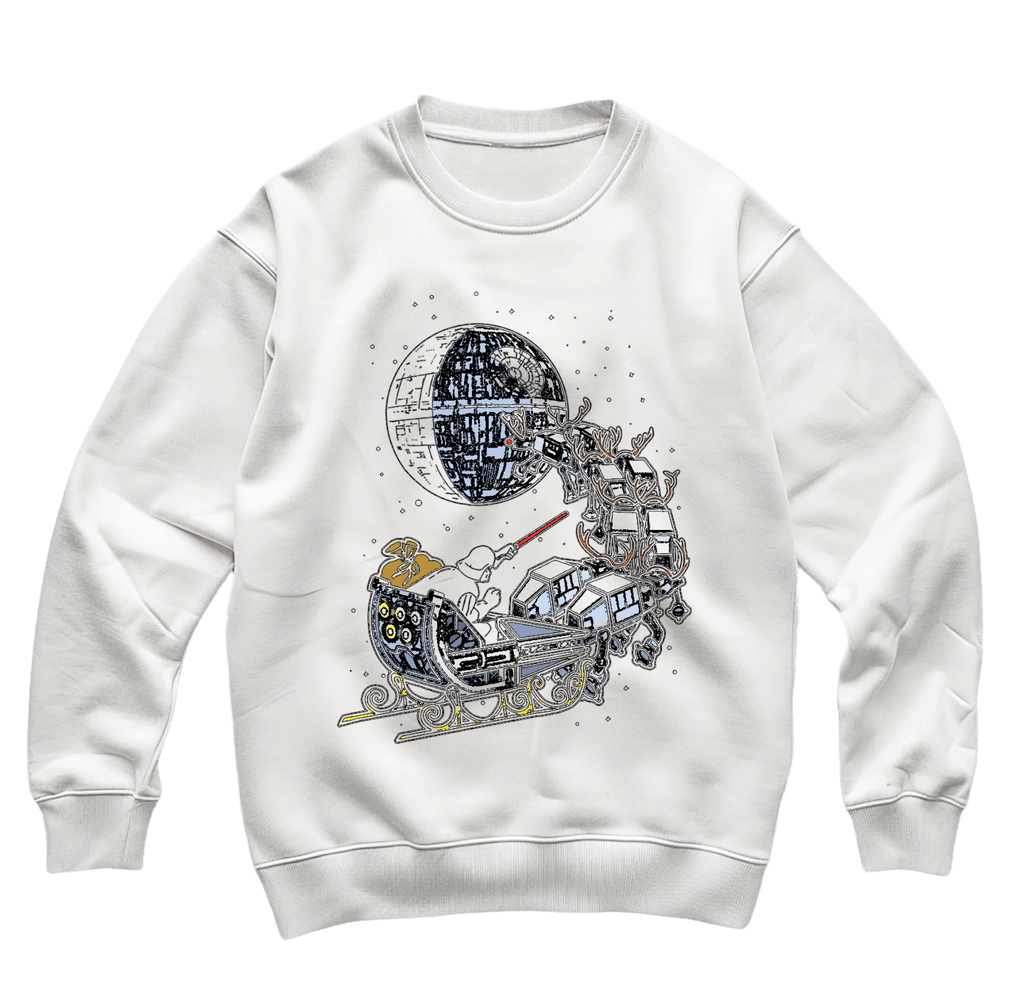 Drath Vader Santa Sleigh Sweatshirt