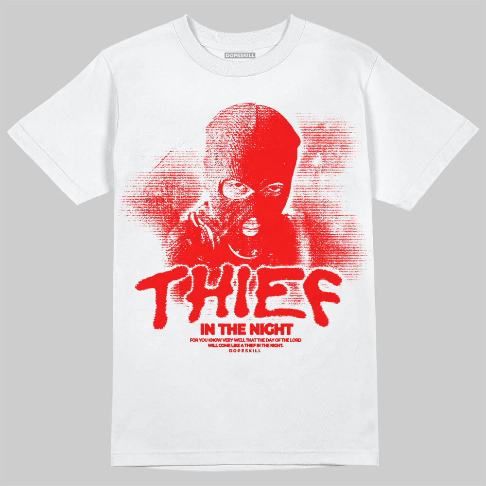 Cherry 11s DopeSkill T-Shirt Thief In The Night Graphic