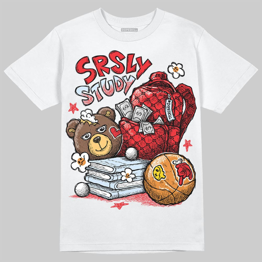 Cherry 11s DopeSkill T-Shirt SRSLY Study Graphic