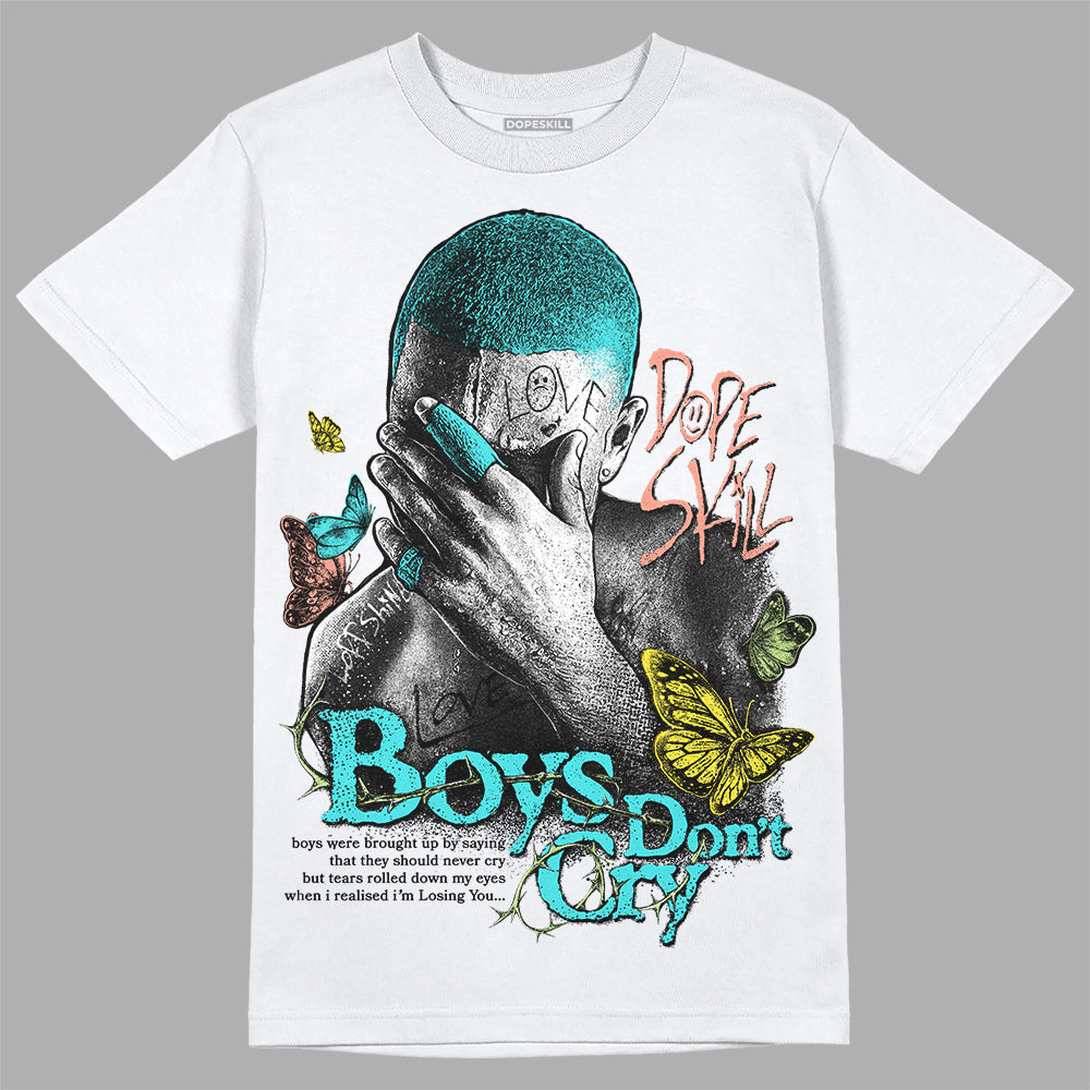 Cyan Burst 9060 DopeSkill T-Shirt Boys Don't Cry Graphic